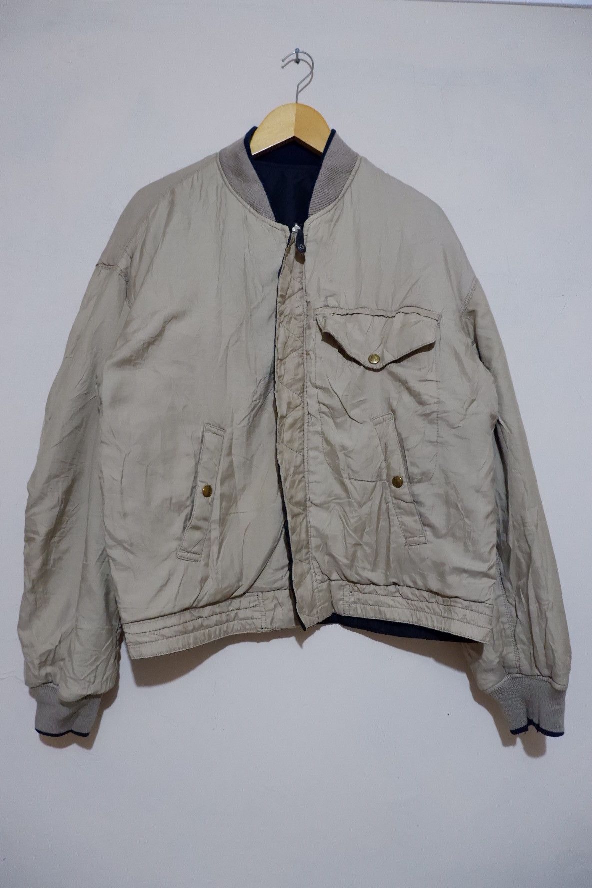 Japanese Brand Vintage peyton place for men riversible bomber jacket Size US L / EU 52-54 / 3 - 6 Thumbnail