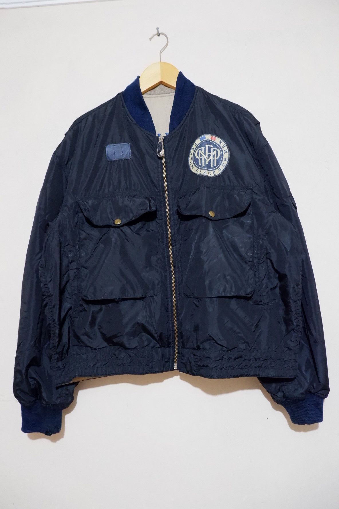 Japanese Brand Vintage peyton place for men riversible bomber jacket Size US L / EU 52-54 / 3 - 7 Thumbnail
