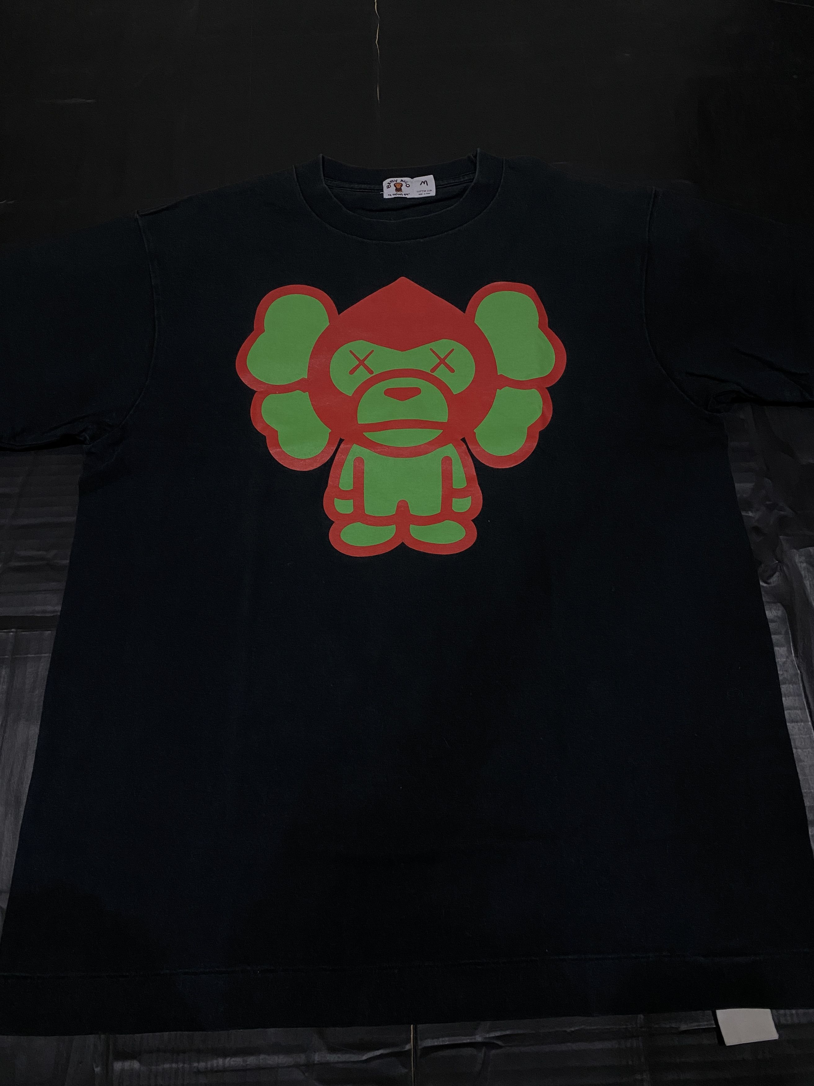 Bape × Kaws Baby Milo Apelf Tee Size US M / EU 48-50 / 2 - 2 Thumbnail