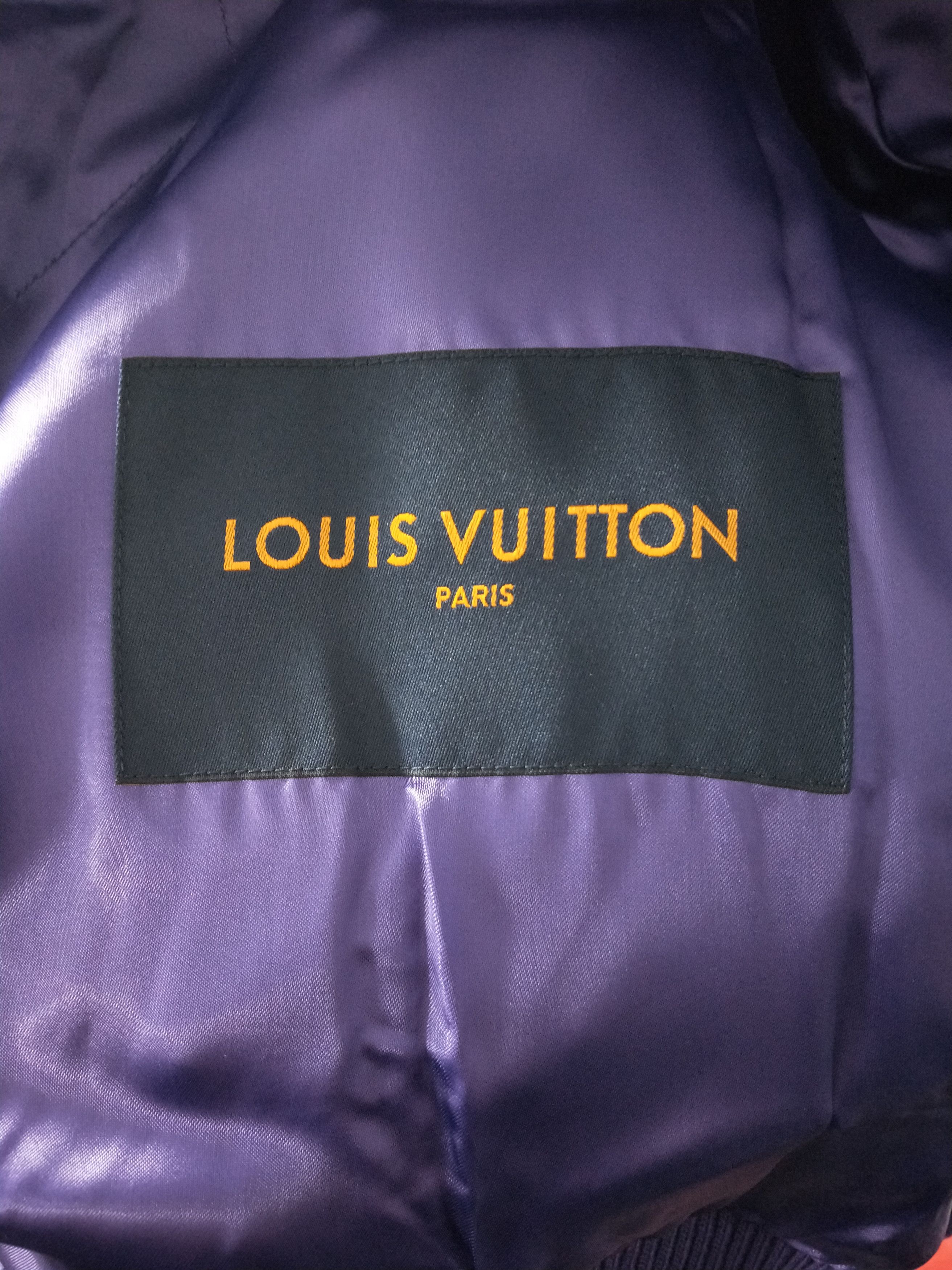 Louis Vuitton Leather Varsity Jacket Size US XL / EU 56 / 4 - 7 Thumbnail