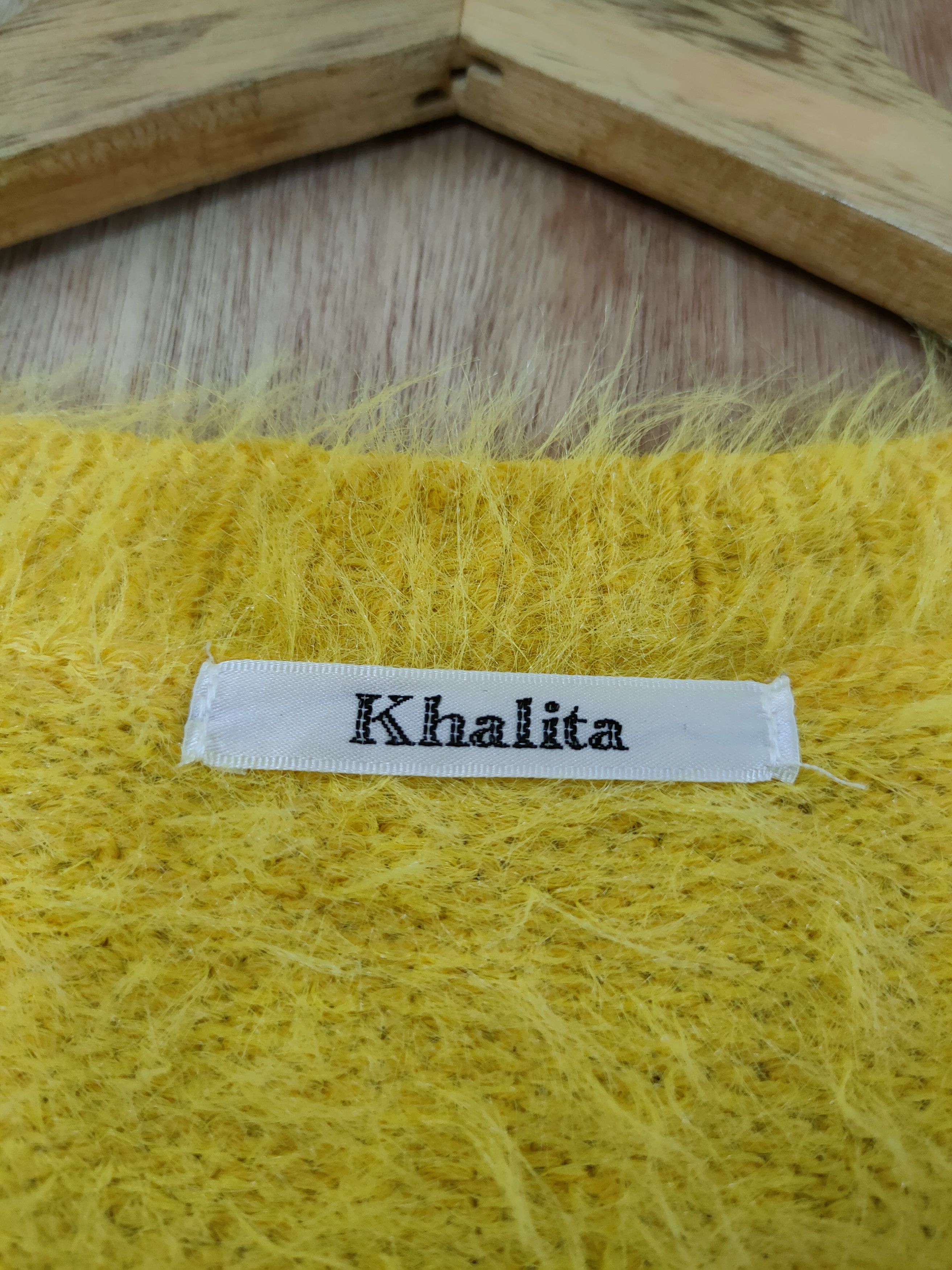Japanese Brand D Khalita soft fur mohair shaggy knitwear japan #46-513 Size M / US 6-8 / IT 42-44 - 5 Thumbnail