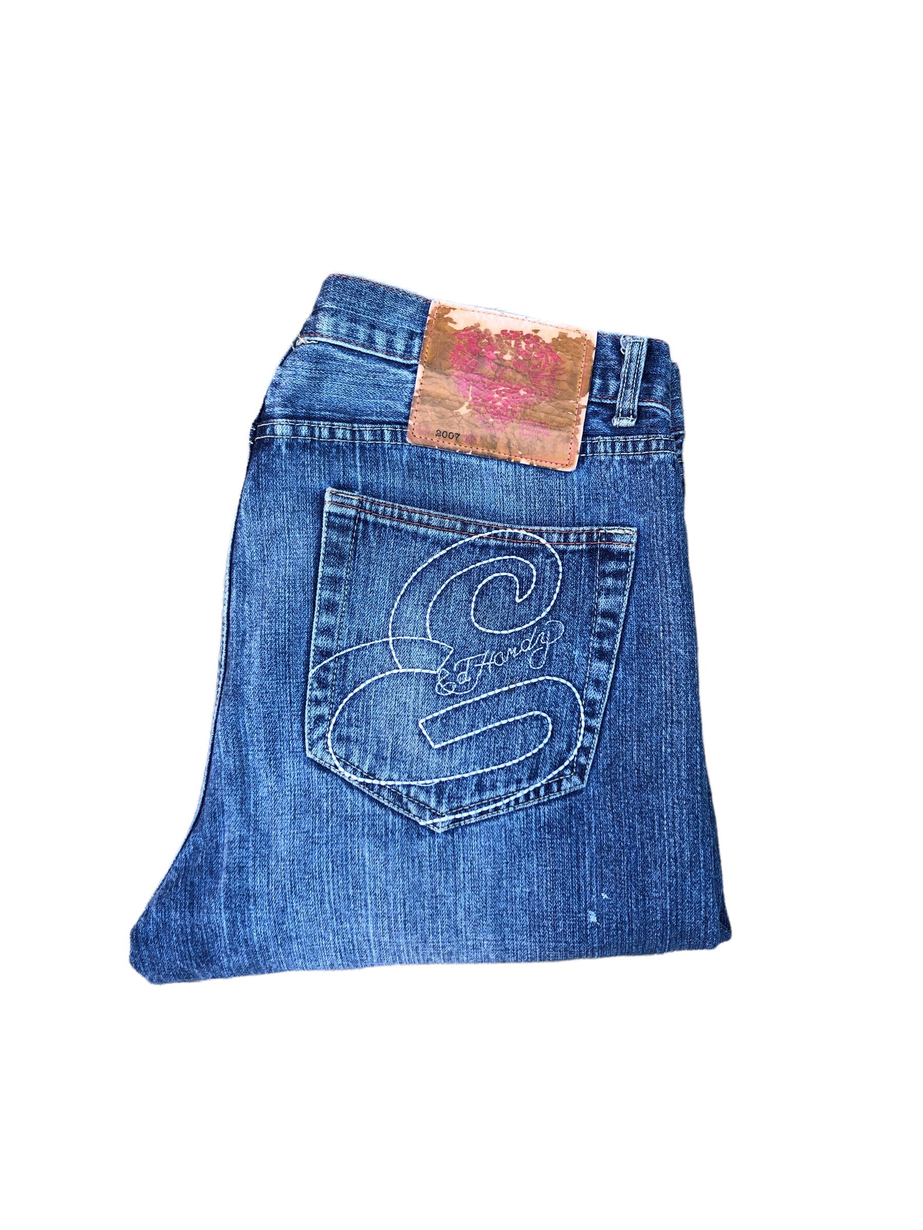 Christian Audigier × Ed Hardy RARE Ed Hardy Embroidered Jeans Size 36 'Claw Panther' Size US 36 / EU 52 - 5 Thumbnail