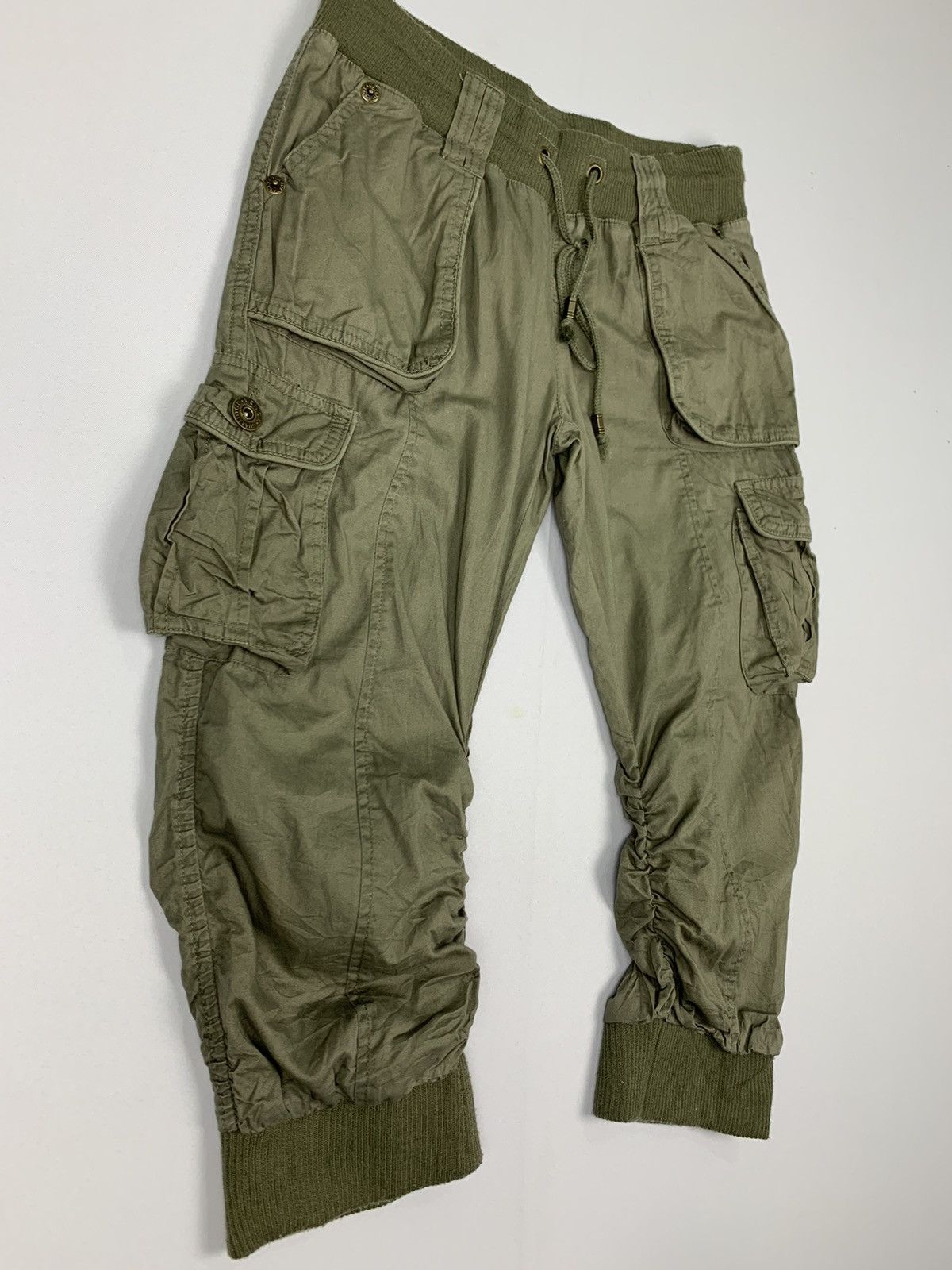Japanese Brand × Seditionaries VENCE Vintag Military Baggy Tactical Crop Jogger Cargo Pant Size US 29 - 4 Thumbnail