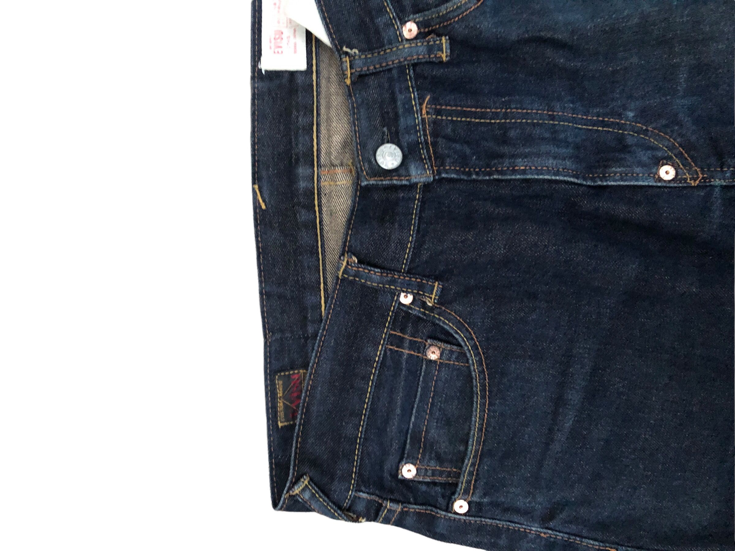 Japanese Brand × Vintage RARE Evisu Embroidered Jeans Size 34 Blue BIG LOGO Size US 34 / EU 50 - 14 Thumbnail