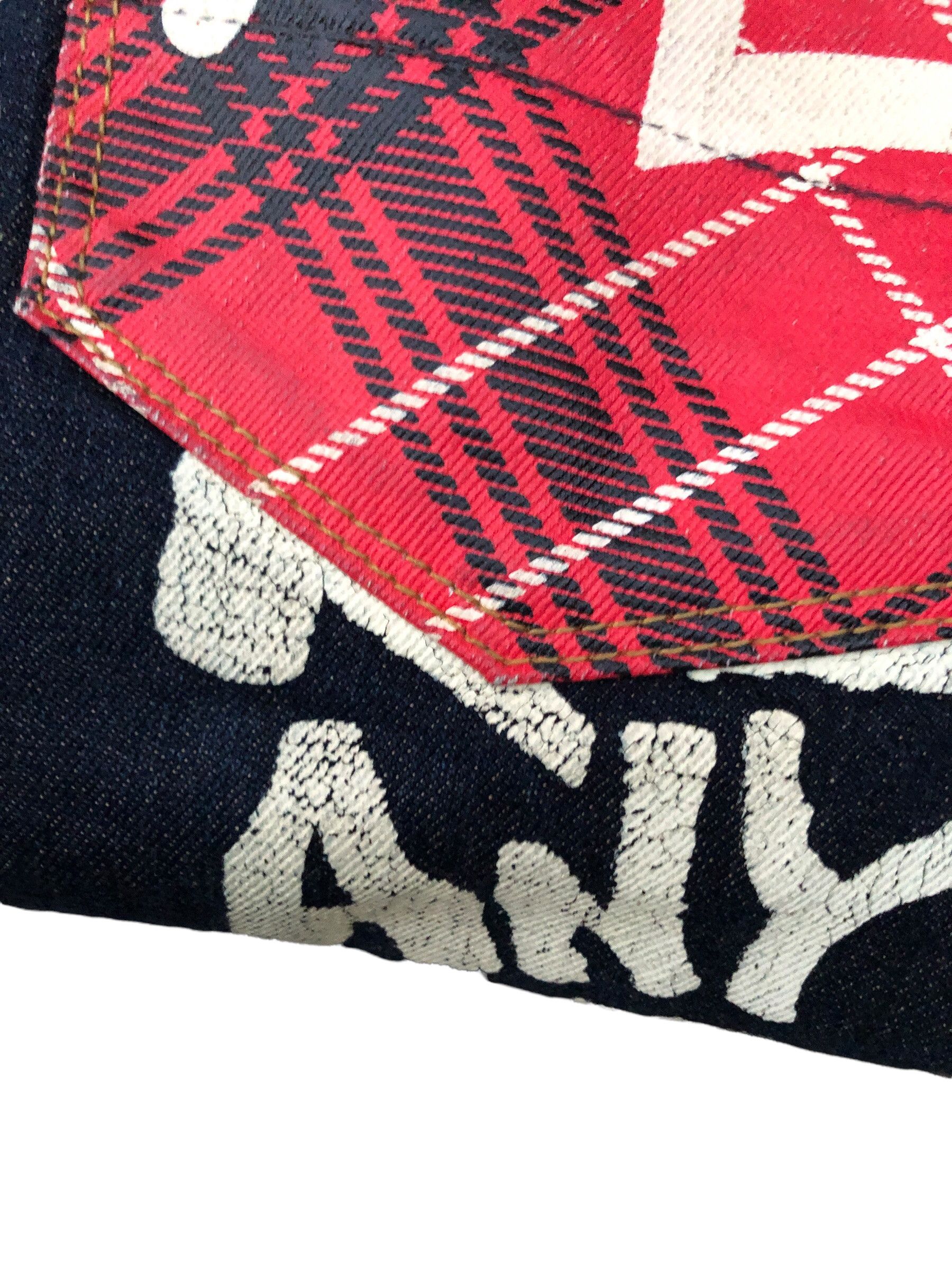 Japanese Brand × Vintage RARE Evisu Embroidered Jeans Size 34 Blue BIG LOGO Size US 34 / EU 50 - 11 Thumbnail