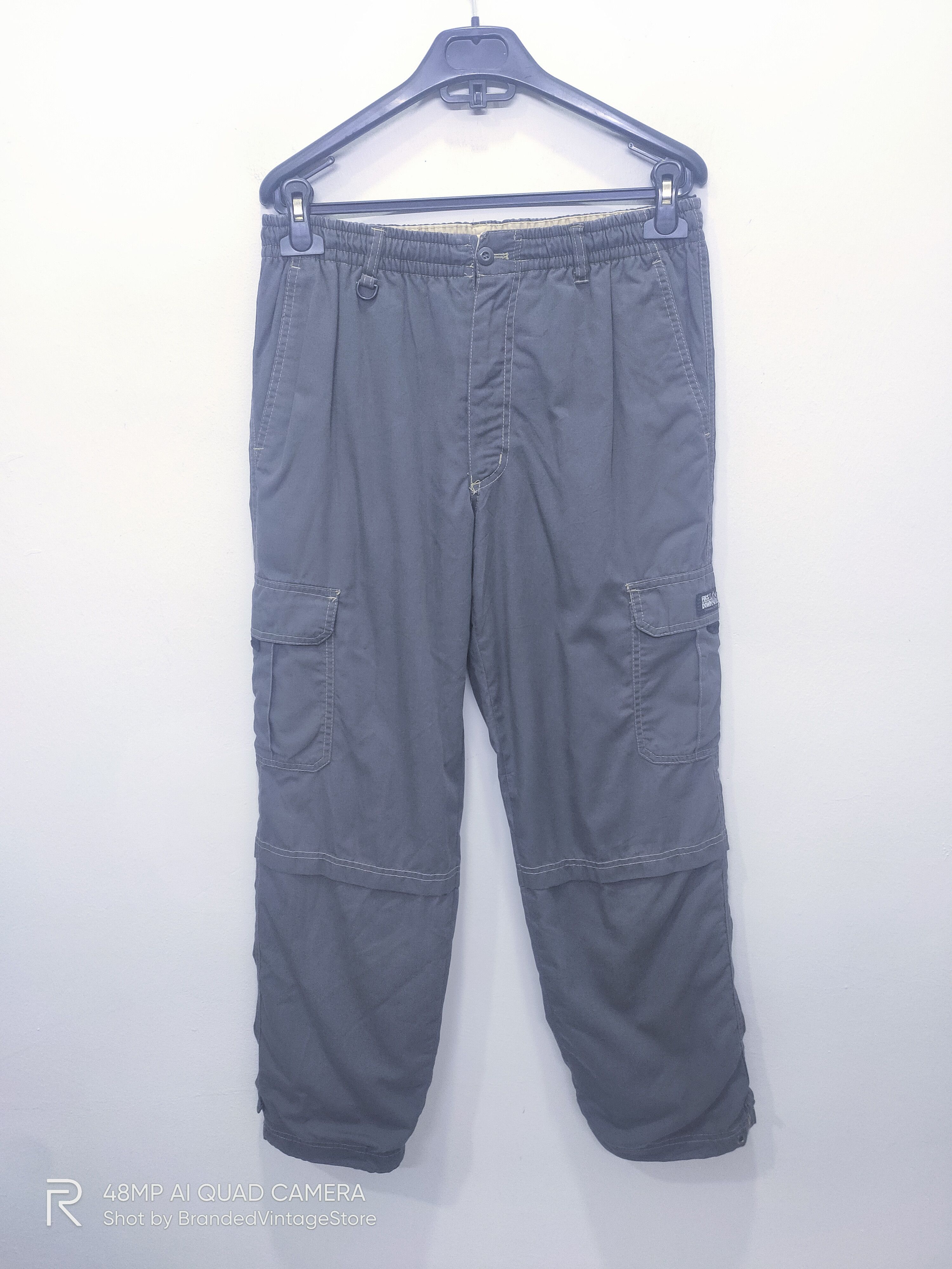 Japanese Brand × Mountain Hardwear FIRST DOWN Multipocket Tactical Hiking Ski Cargo Track Pant Size US 29 - 1 Thumbnail