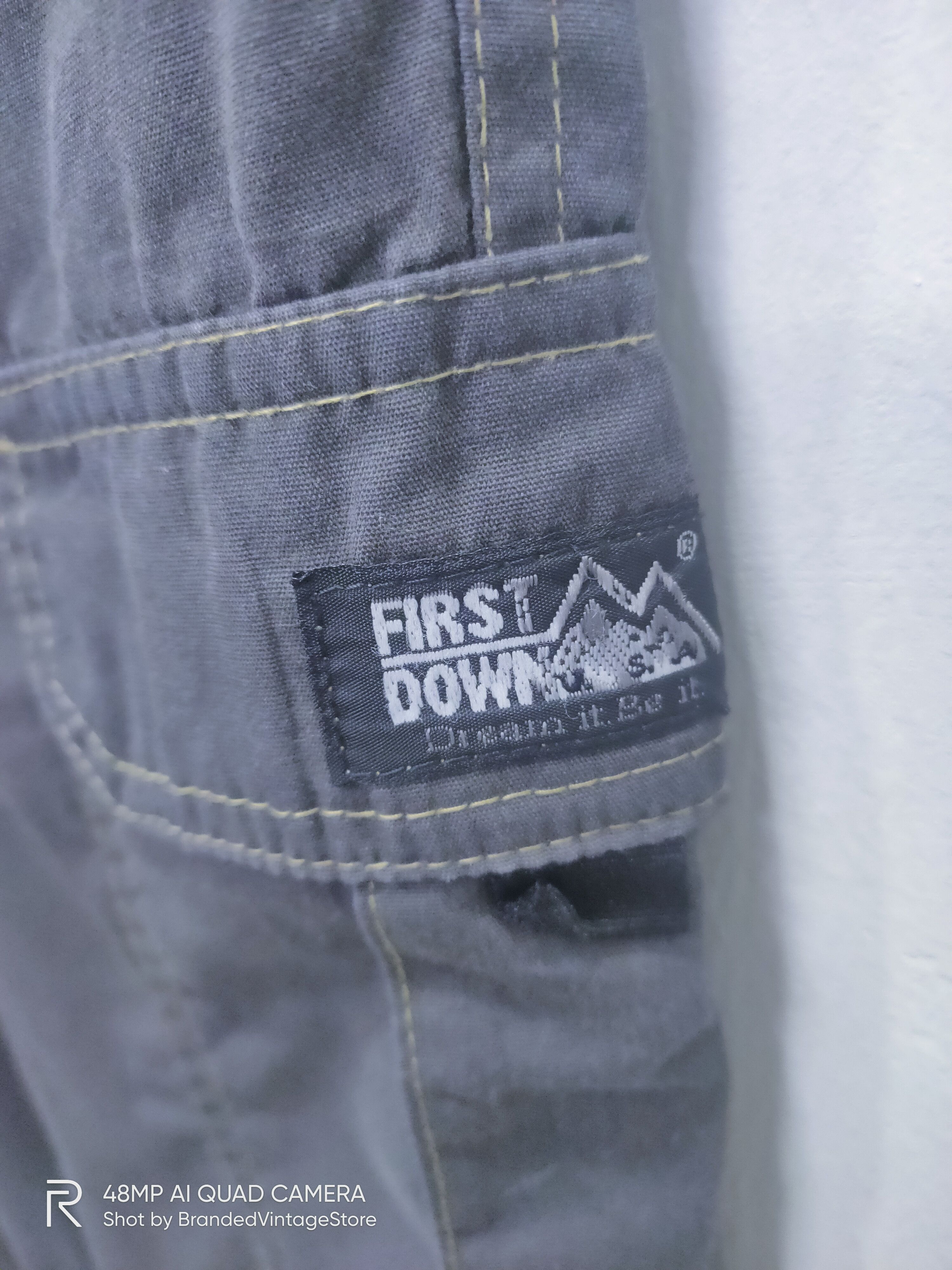 Japanese Brand × Mountain Hardwear FIRST DOWN Multipocket Tactical Hiking Ski Cargo Track Pant Size US 29 - 9 Thumbnail