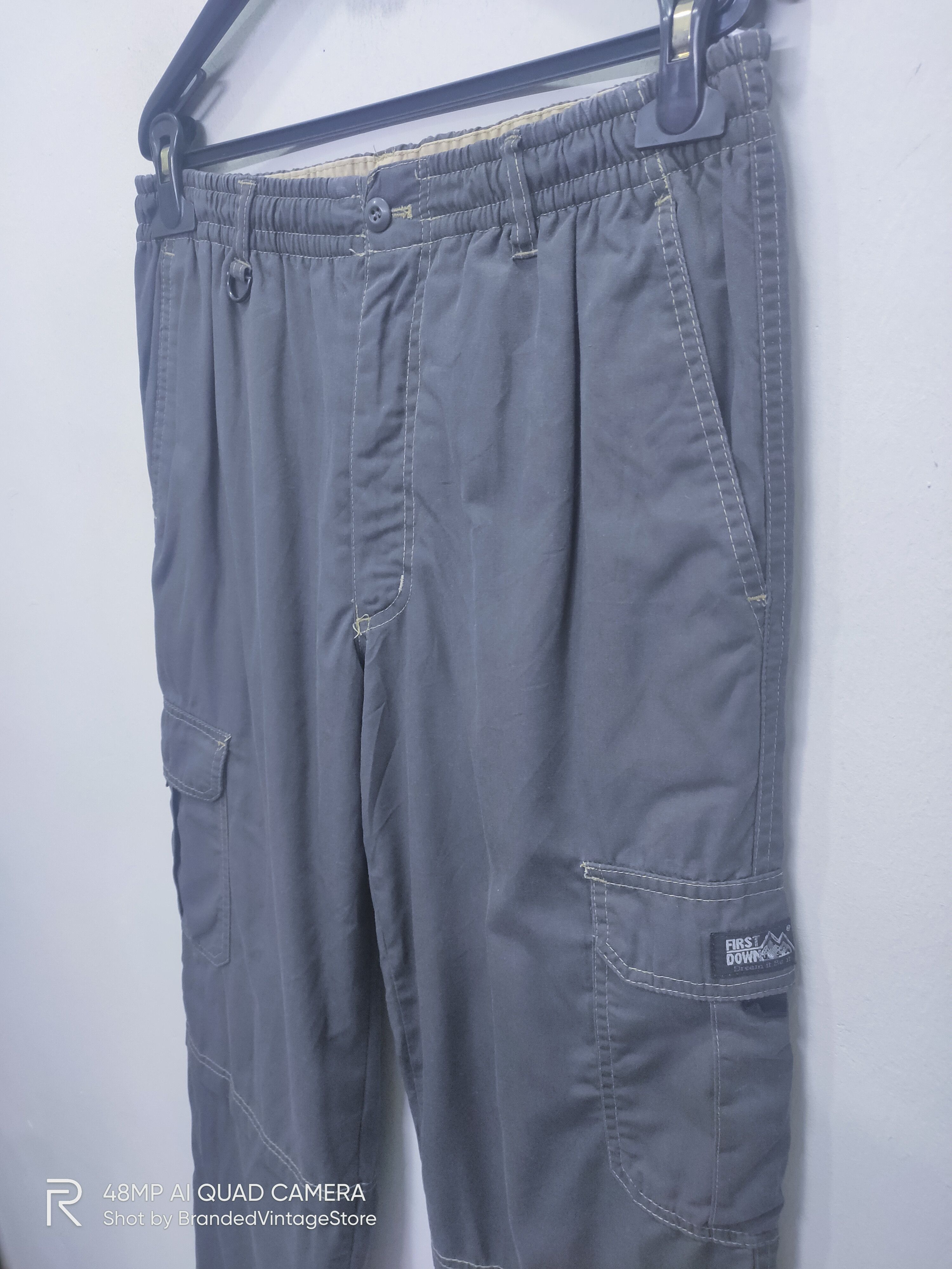 Japanese Brand × Mountain Hardwear FIRST DOWN Multipocket Tactical Hiking Ski Cargo Track Pant Size US 29 - 8 Thumbnail