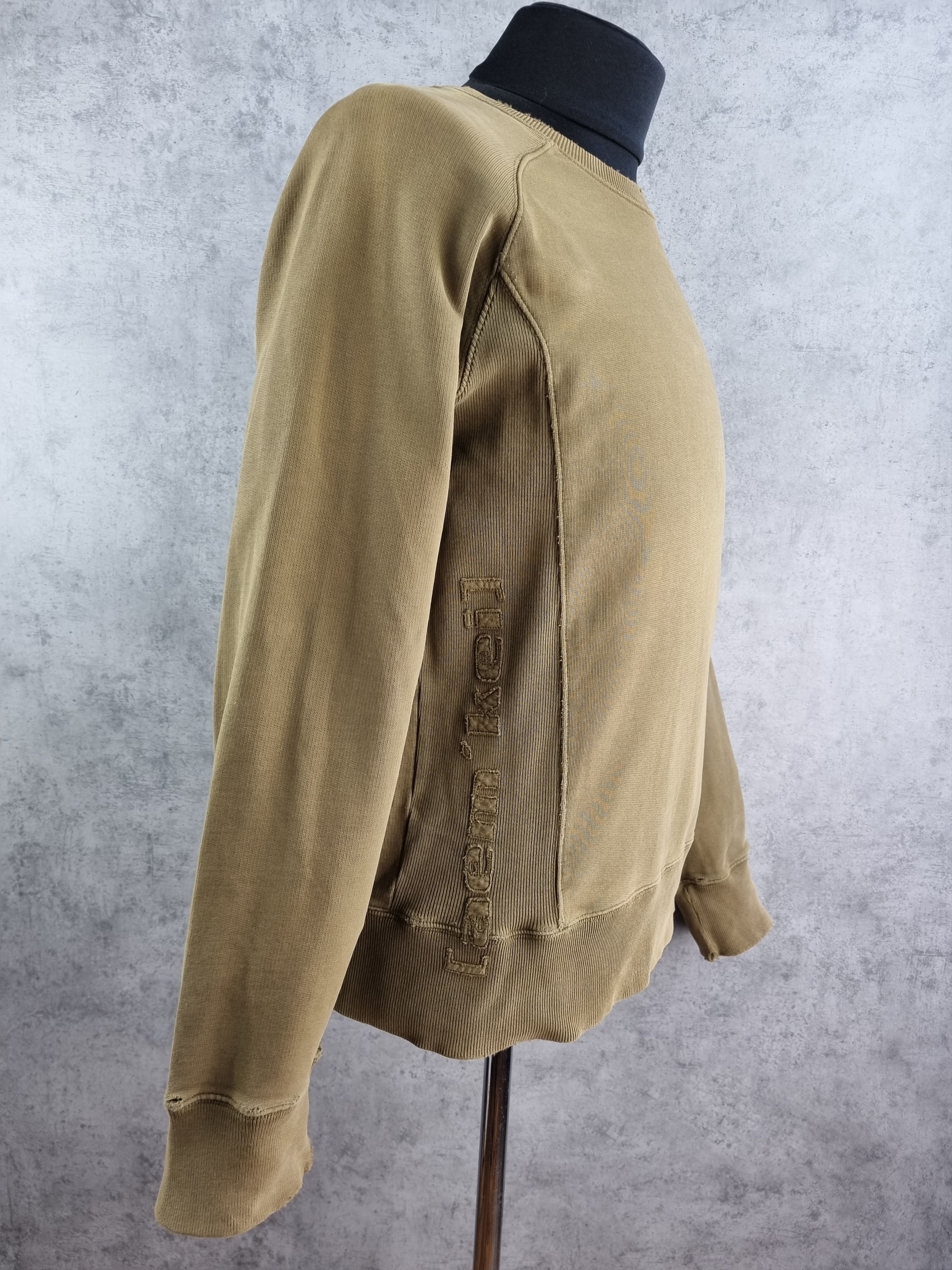 Aem'kei × JNCO × Vintage Aemkei Torn Aesthetically Ripped Military Sweatshirt Size US L / EU 52-54 / 3 - 5 Thumbnail