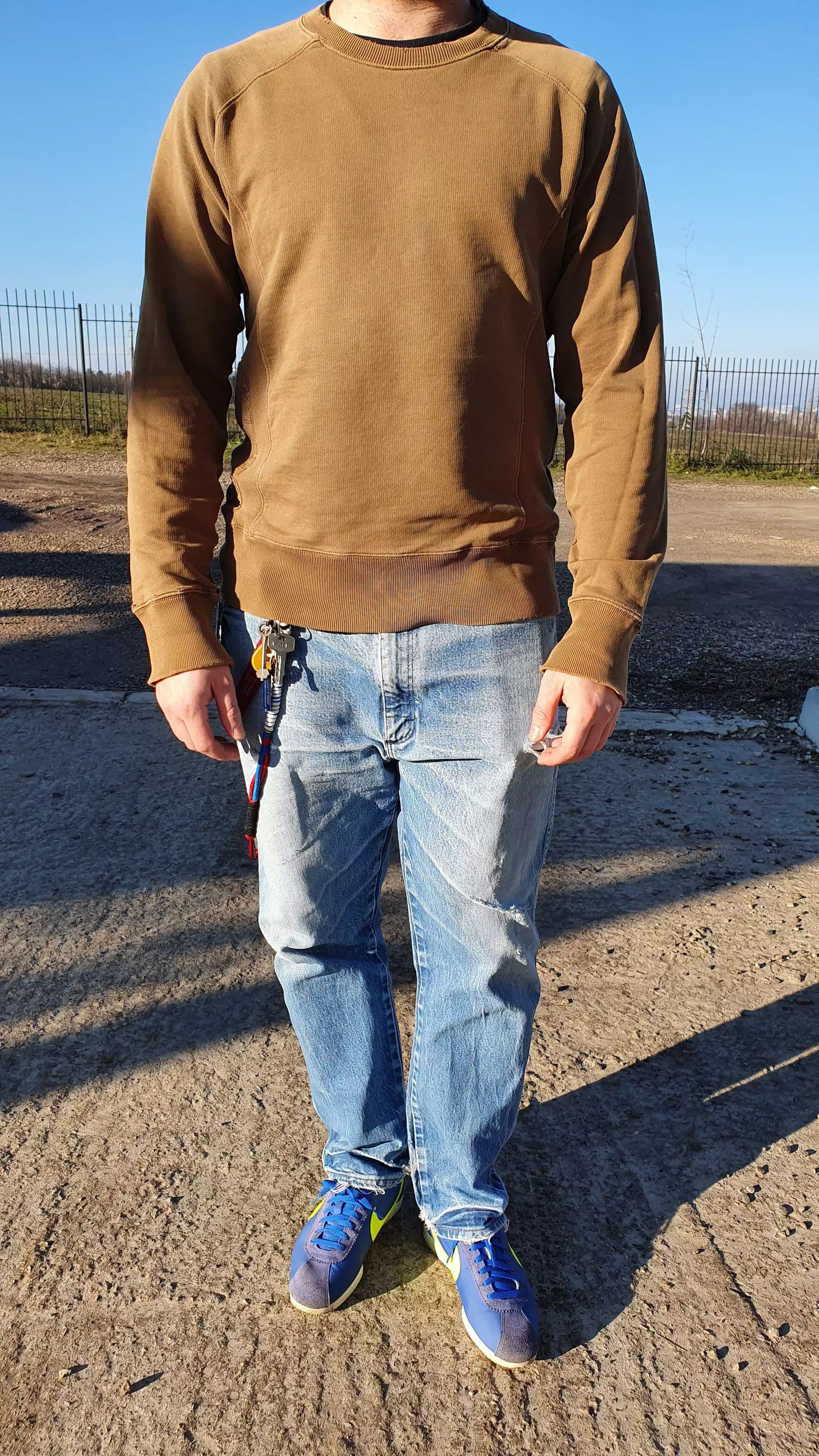 Aem'kei × JNCO × Vintage Aemkei Torn Aesthetically Ripped Military Sweatshirt Size US L / EU 52-54 / 3 - 3 Thumbnail