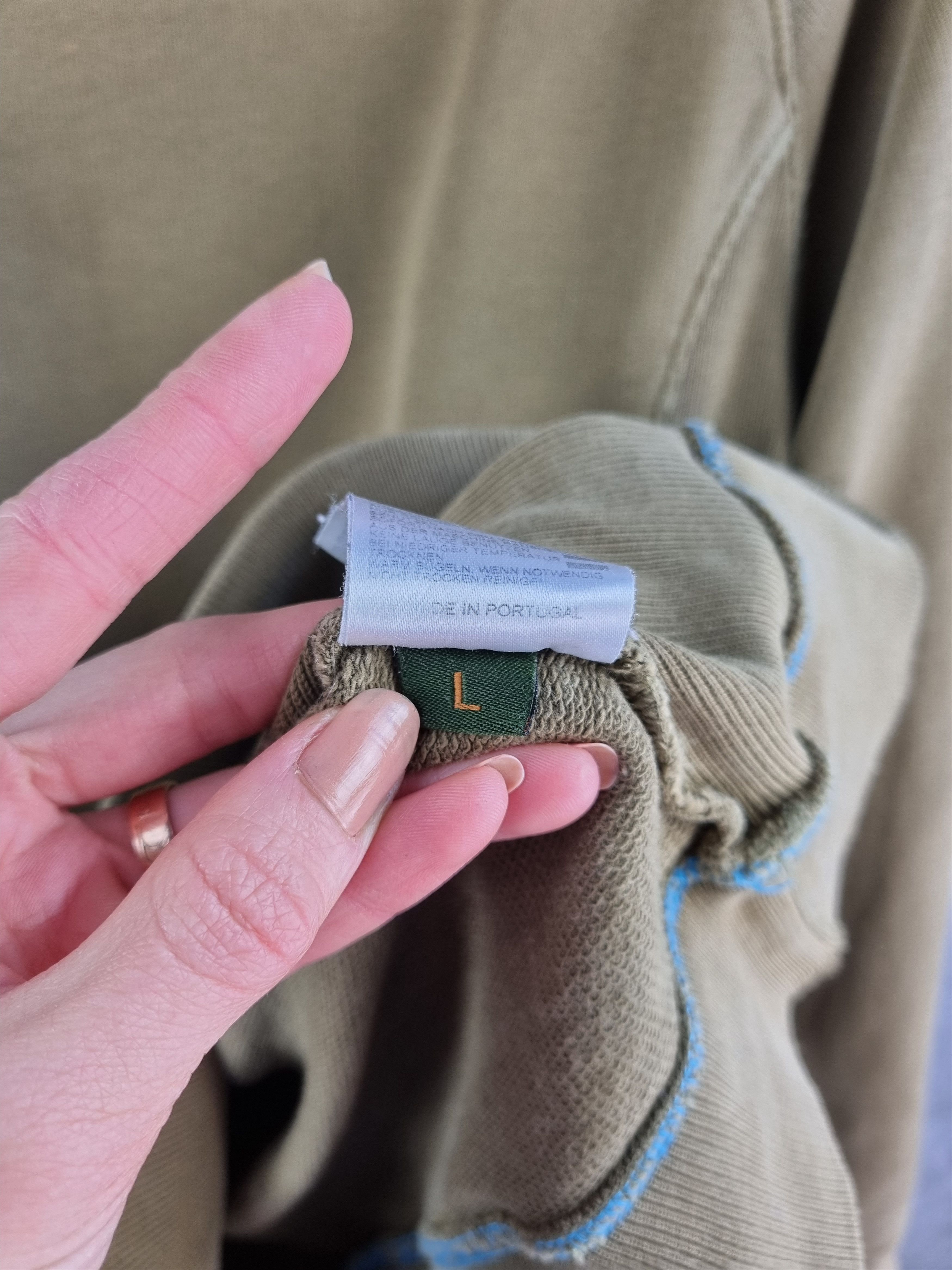 Aem'kei × JNCO × Vintage Aemkei Torn Aesthetically Ripped Military Sweatshirt Size US L / EU 52-54 / 3 - 7 Thumbnail