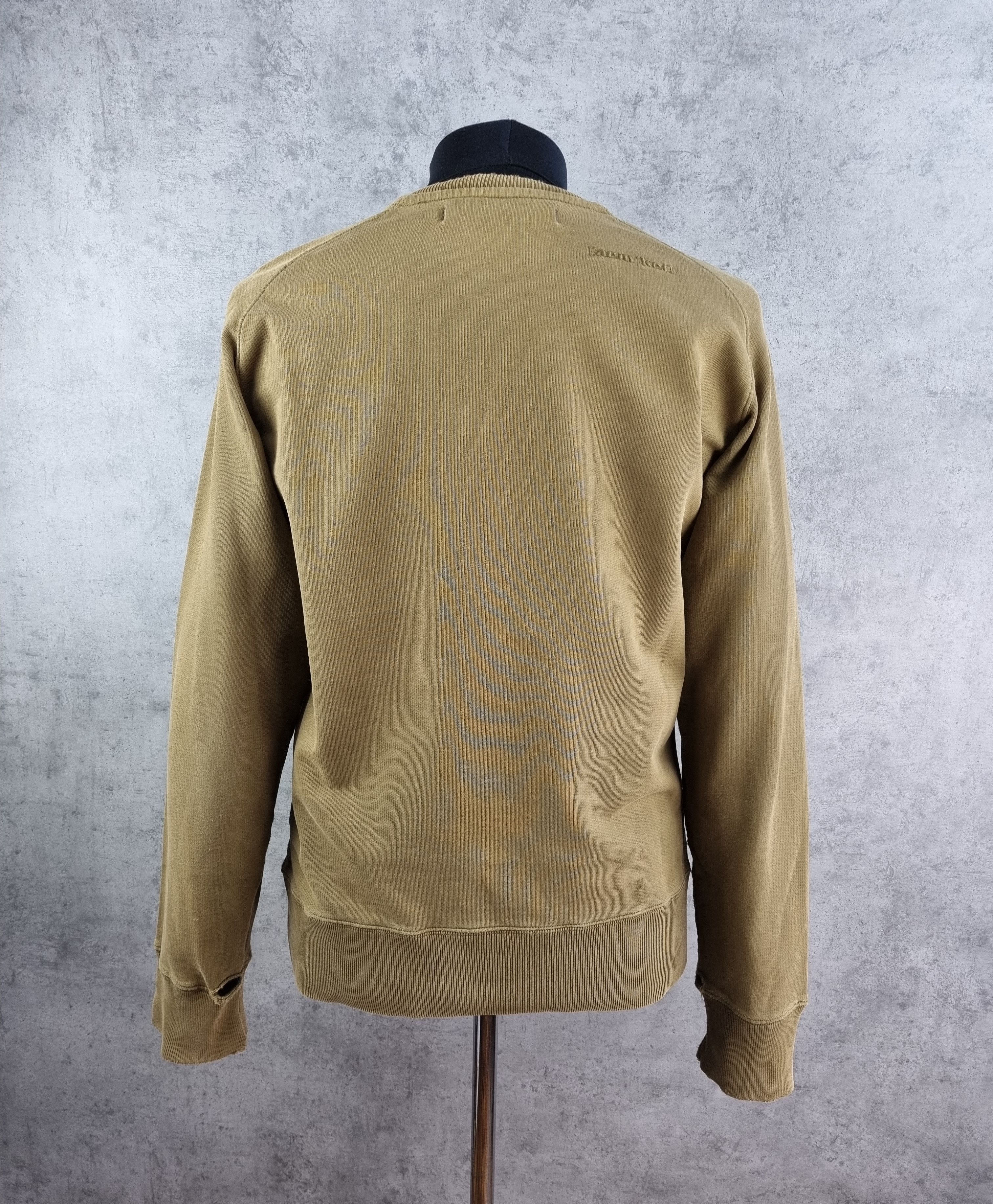 Aem'kei × JNCO × Vintage Aemkei Torn Aesthetically Ripped Military Sweatshirt Size US L / EU 52-54 / 3 - 16 Thumbnail