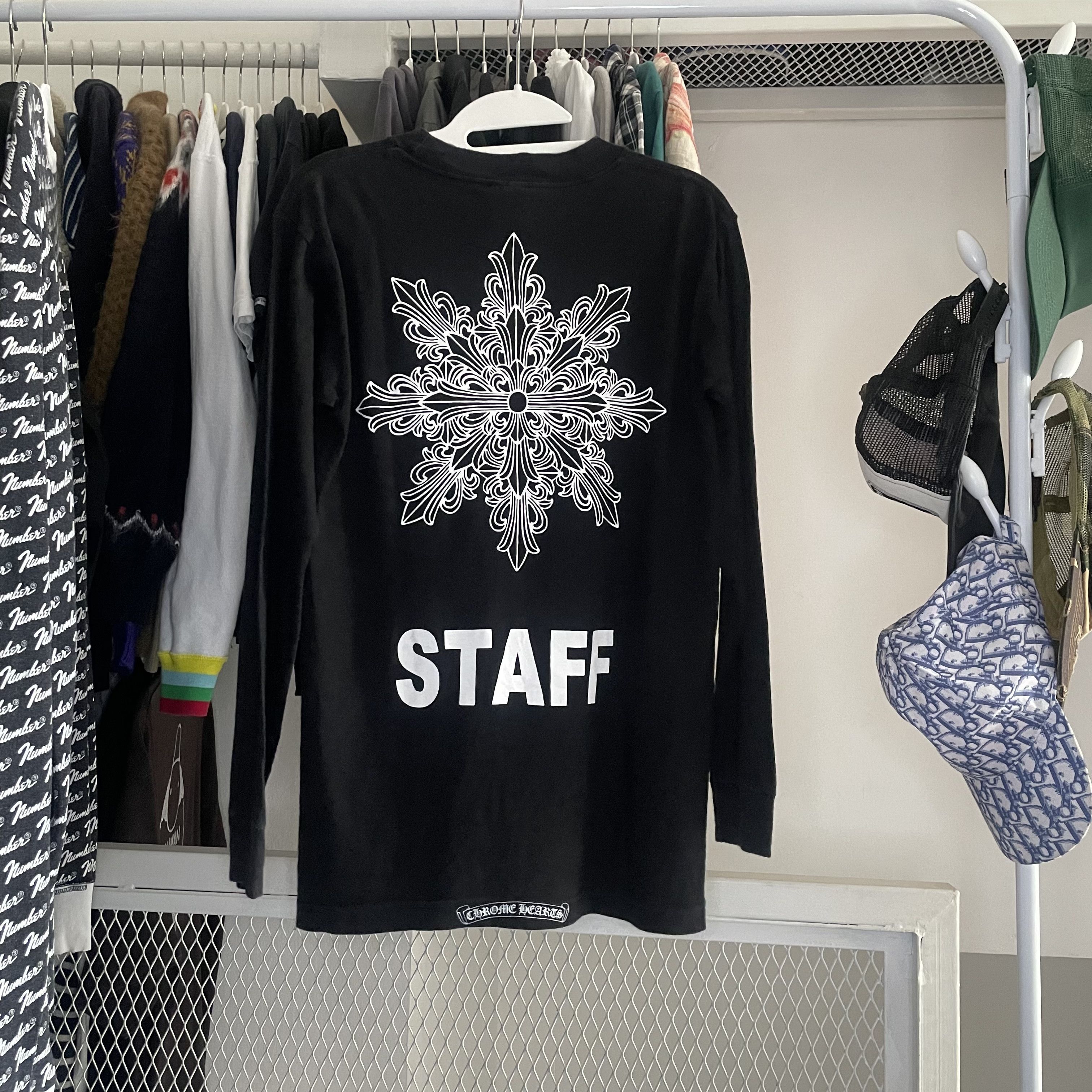Chrome Hearts Vintage Chrome Hearts STAFF Longsleeve Size US S / EU 44-46 / 1 - 1 Thumbnail