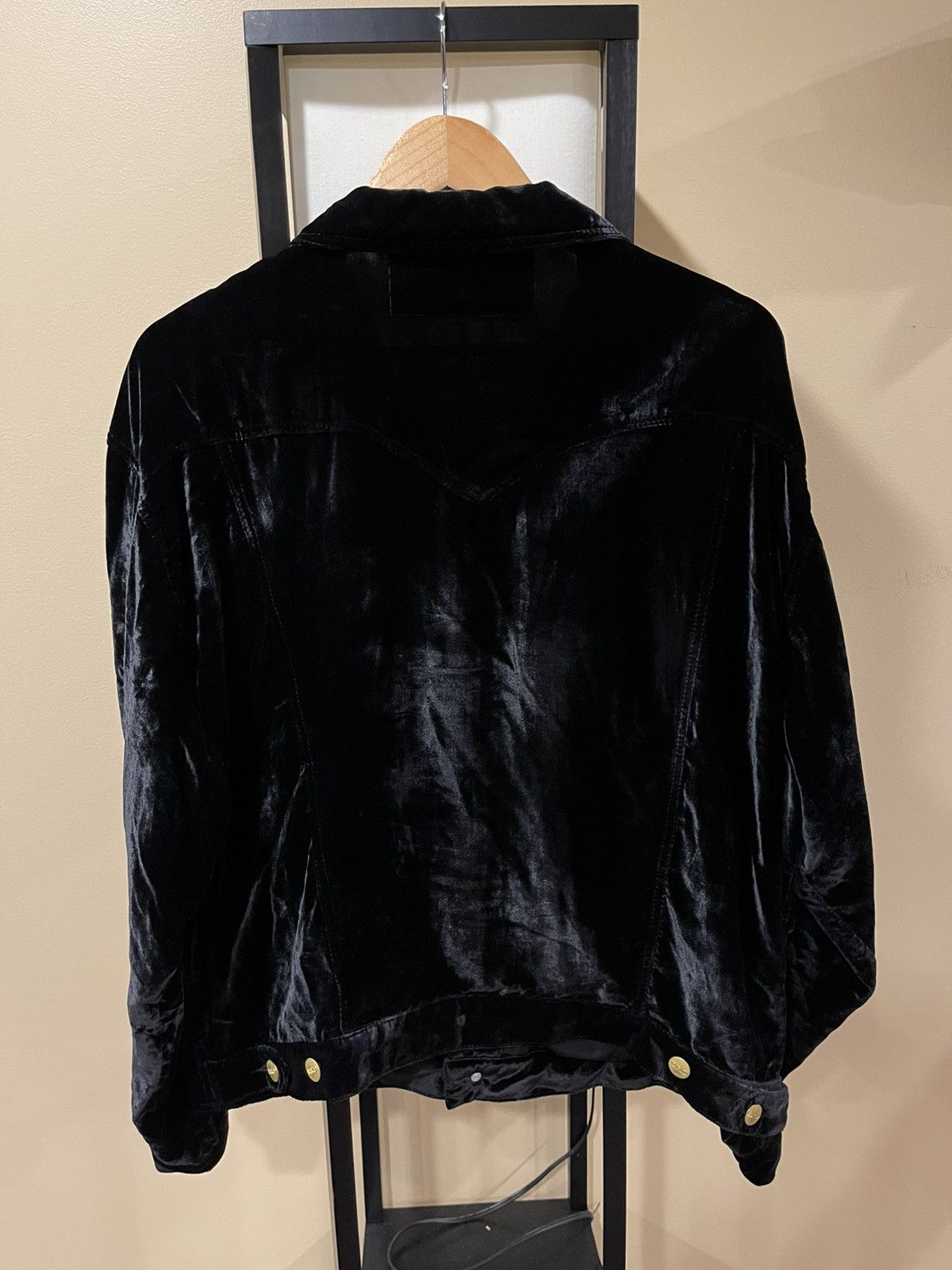 Enfants Riches Deprimes Enfants Riches Deprimes Black Velvet Trucker Jacket Size US XL / EU 56 / 4 - 3 Thumbnail