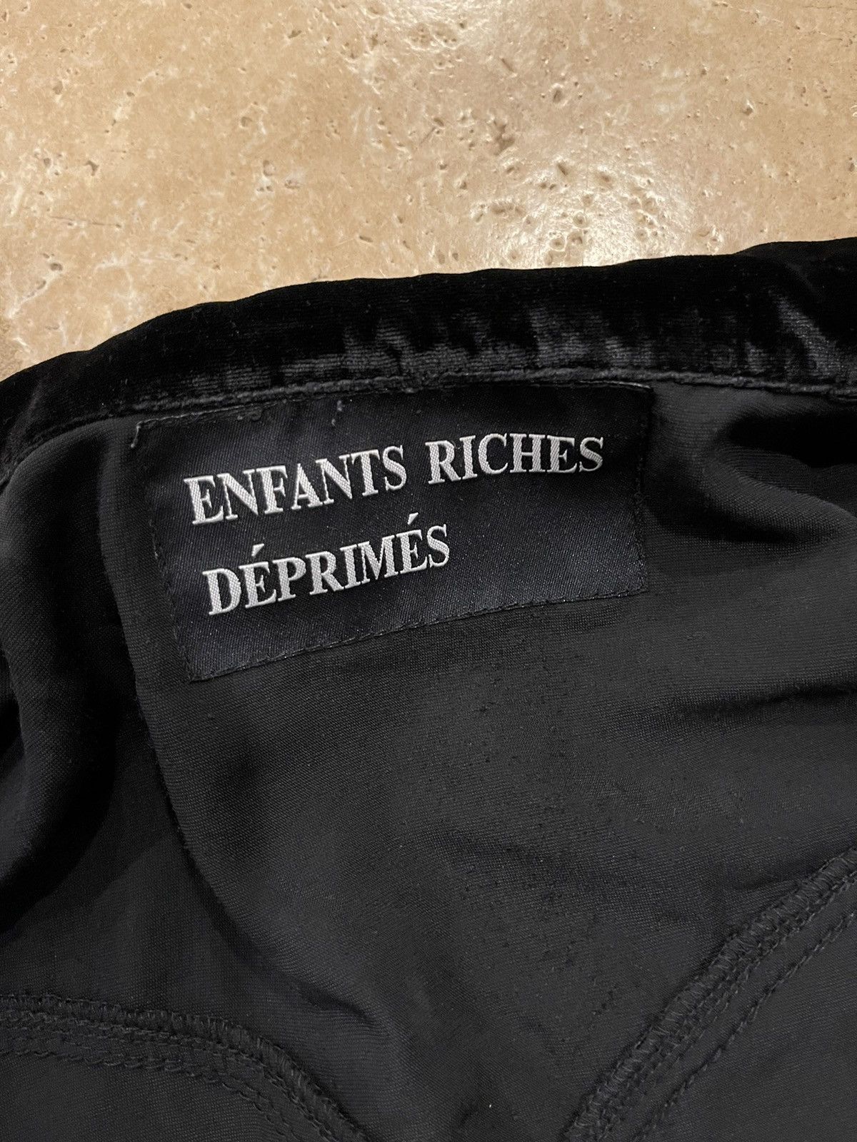 Enfants Riches Deprimes Enfants Riches Deprimes Black Velvet Trucker Jacket Size US XL / EU 56 / 4 - 9 Thumbnail