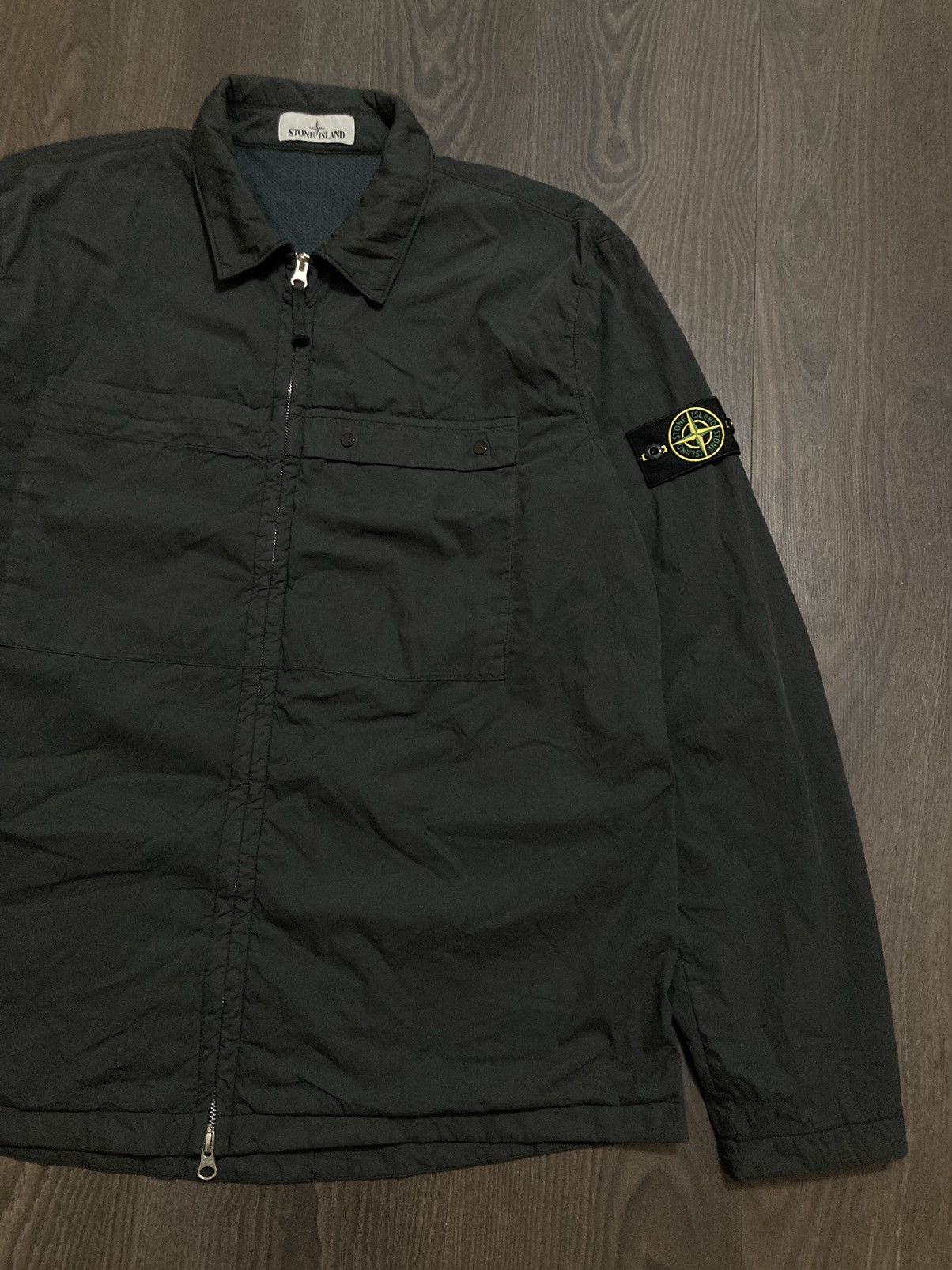 Stone Island STONE ISLAND Zip Overshirt Jacket New Size US XXL / EU 58 / 5 - 6 Thumbnail