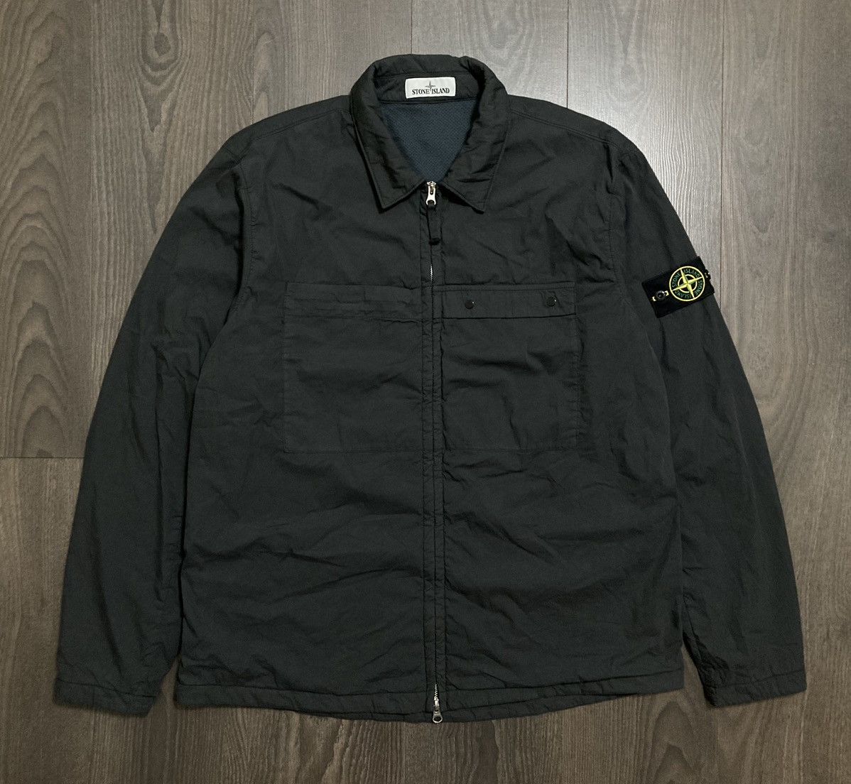 Stone Island STONE ISLAND Zip Overshirt Jacket New Size US XXL / EU 58 / 5 - 4 Thumbnail