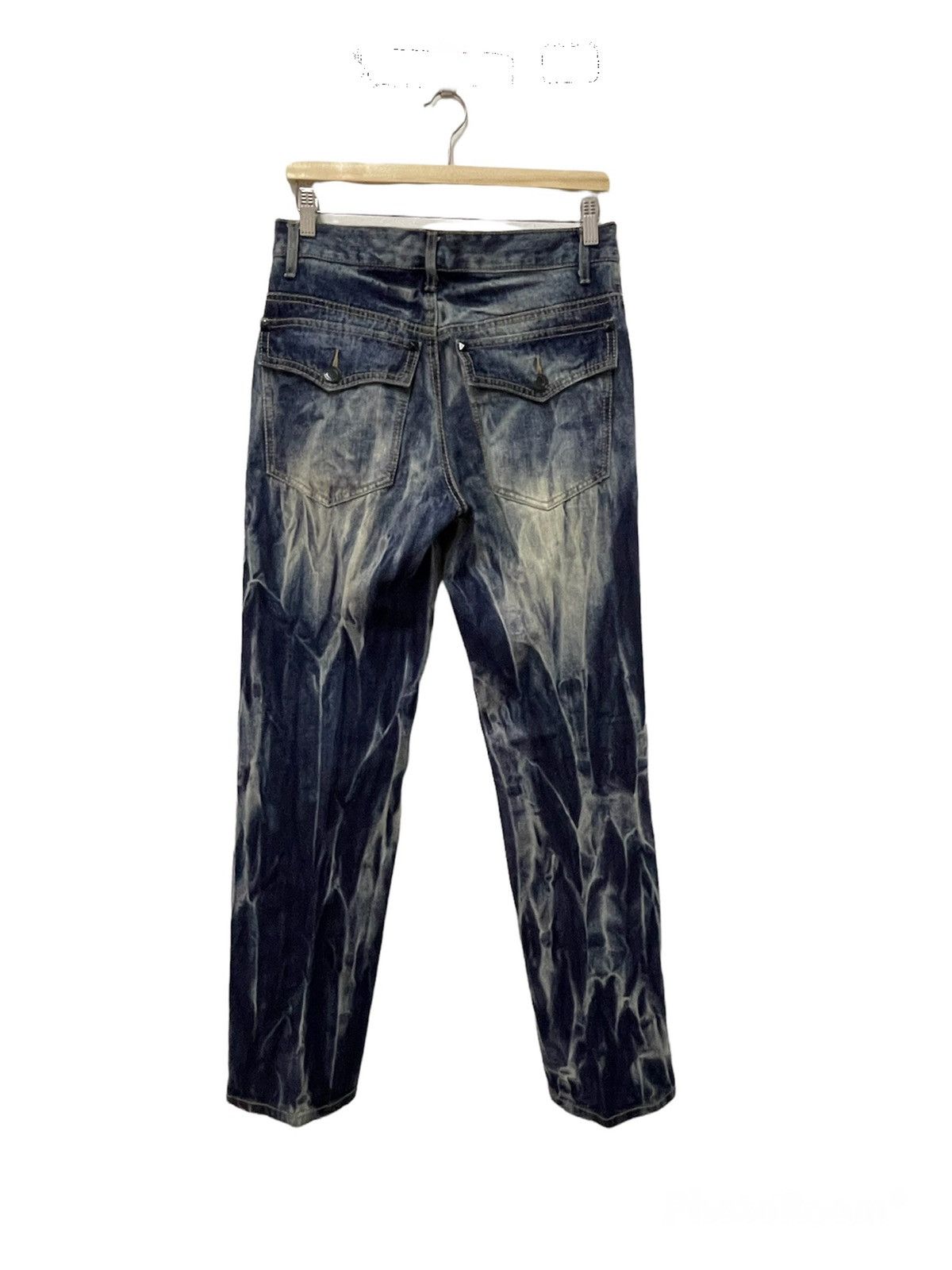 Japanese Brand × Vintage Japanese Design Acid Wash Art Distressed Jeans Size US 32 / EU 48 - 9 Thumbnail