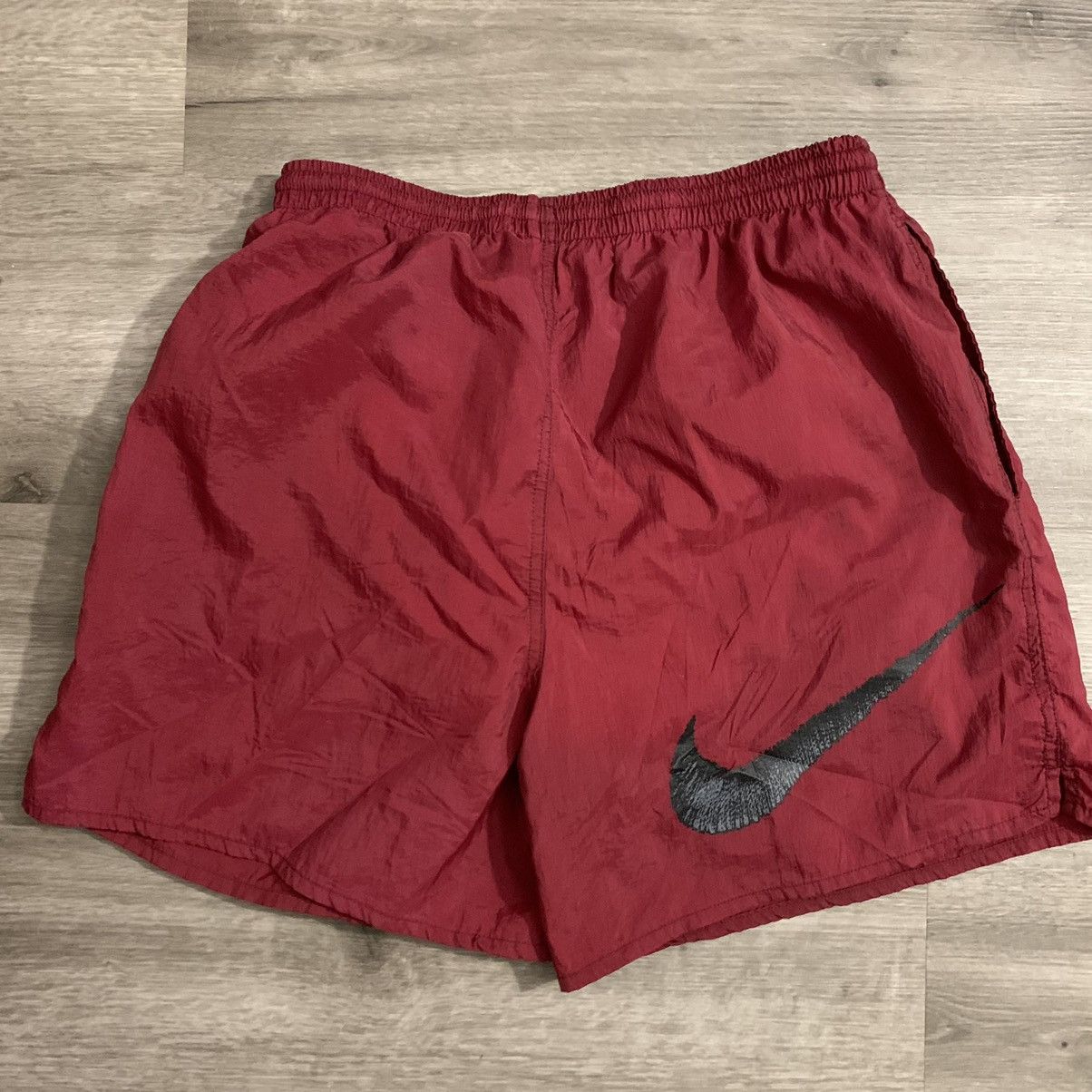 Nike Vintage Nike Big Logo Swim Shorts Size US 32 / EU 48 - 2 Thumbnail