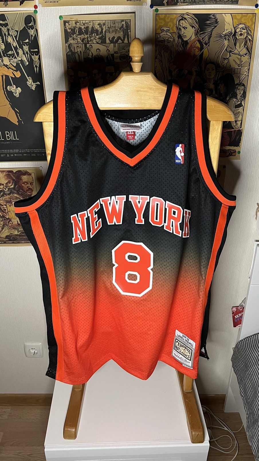 Mitchell & Ness Knicks Sprewell 1998 Split Jersey