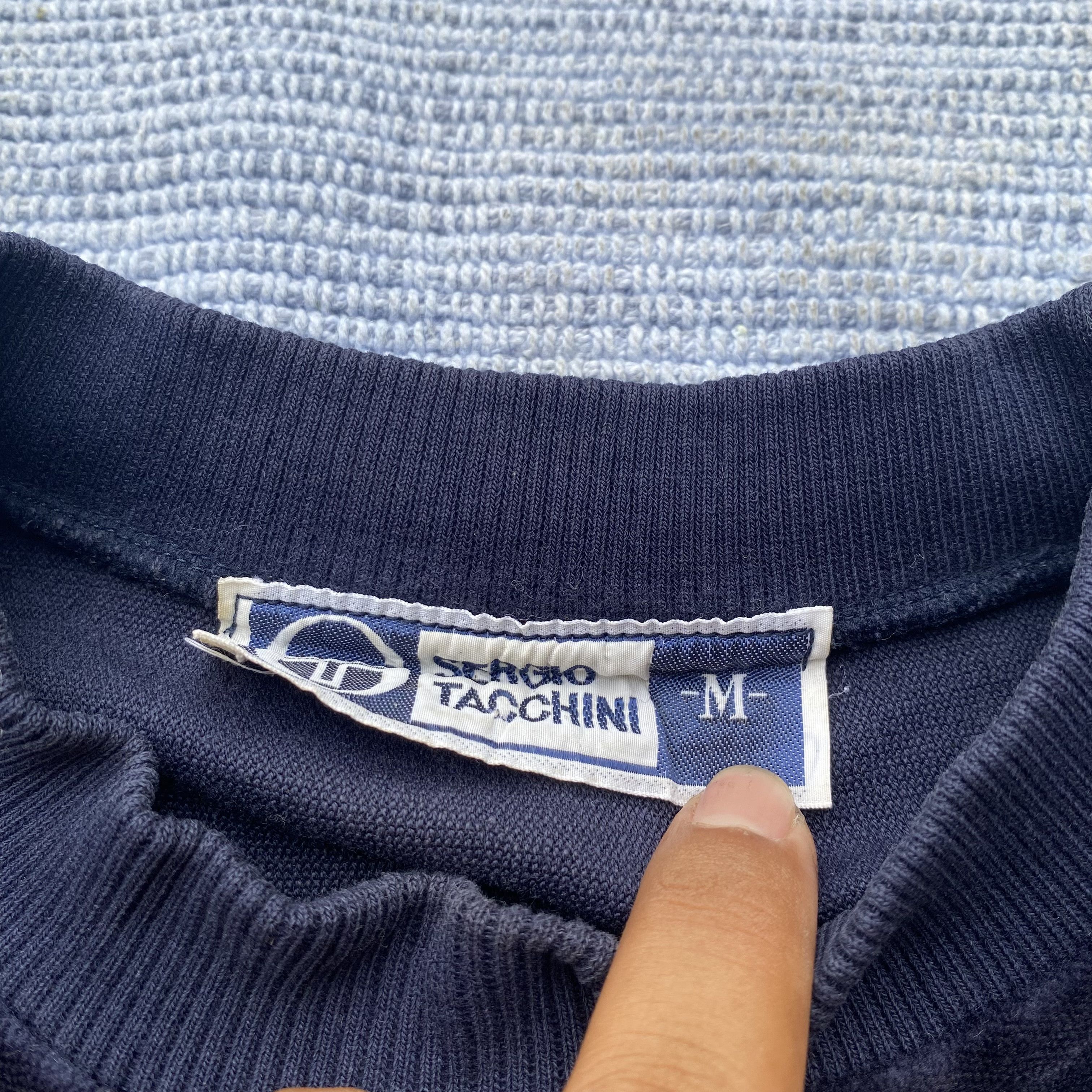 Sergio Tacchini vintage 80s pull over Size US M / EU 48-50 / 2 - 8 Thumbnail