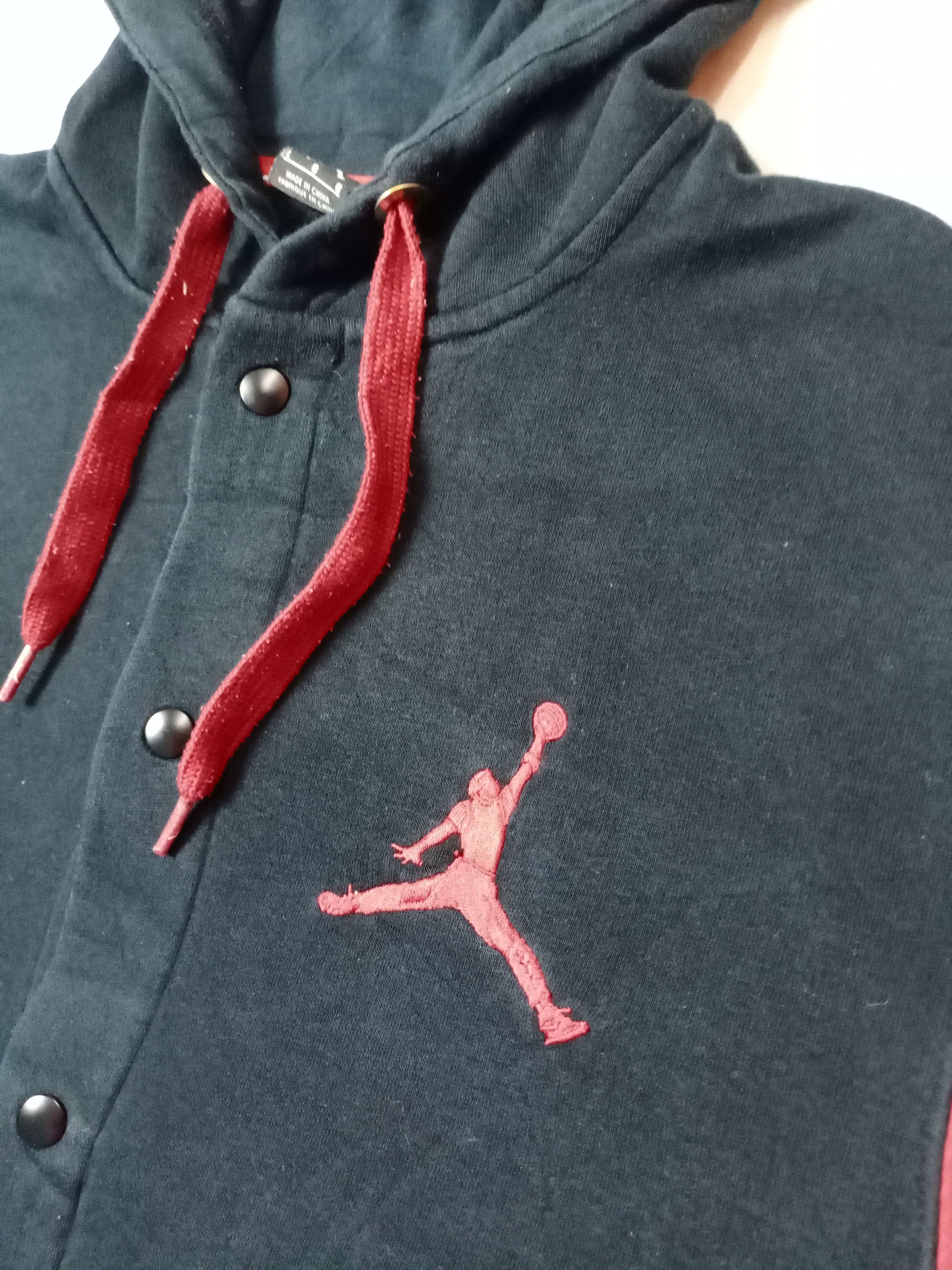Jordan Brand × Vintage Rare! Air Jordan basketball Varsity Sweat Jacket Size US XL / EU 56 / 4 - 6 Thumbnail