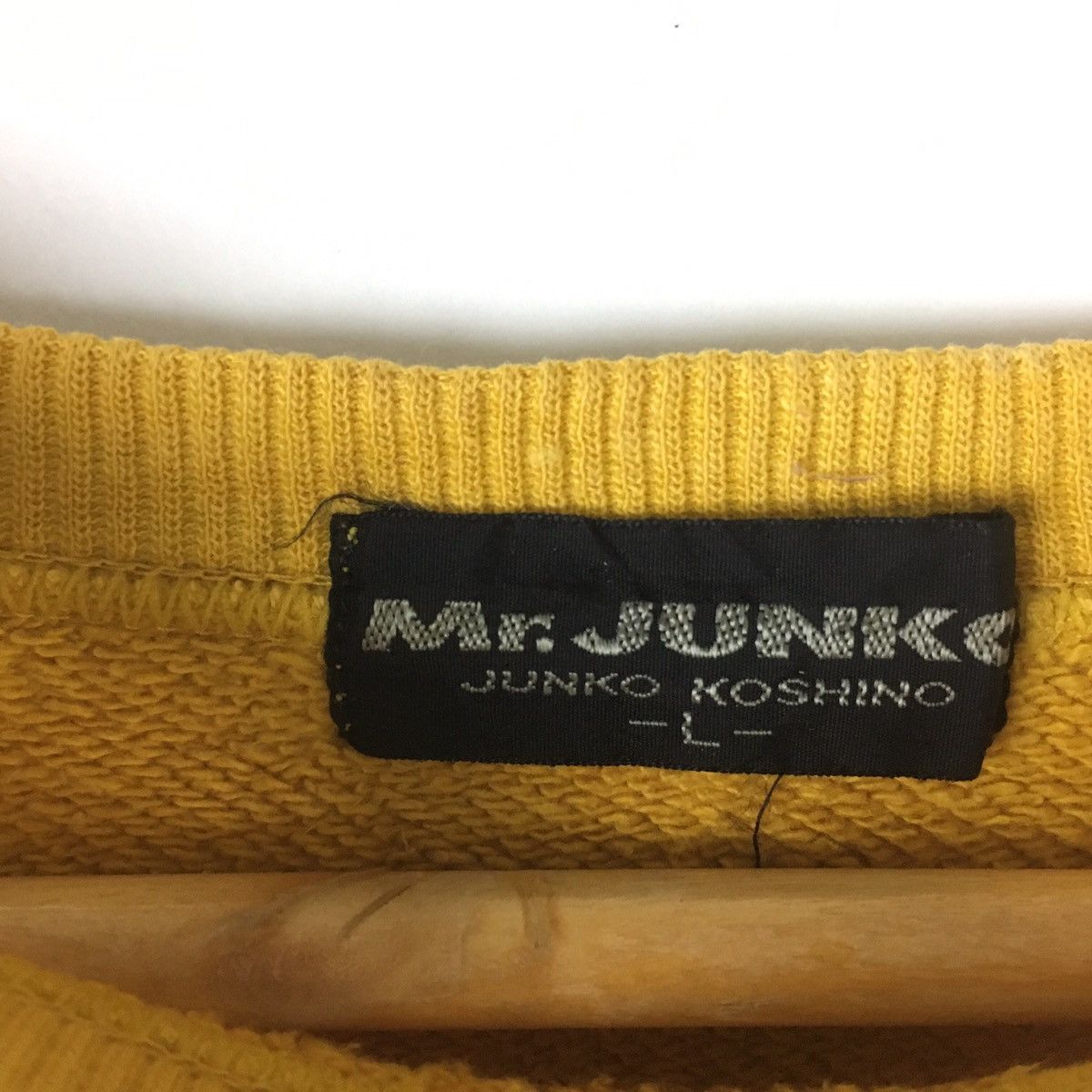 Japanese Brand Mr.Junko Koshino Large Size Yellow Colour sweatshirt Size US L / EU 52-54 / 3 - 4 Thumbnail
