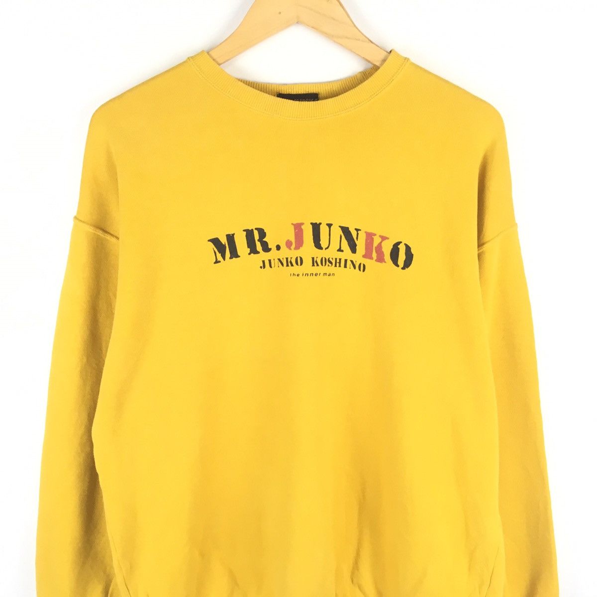 Japanese Brand Mr.Junko Koshino Large Size Yellow Colour sweatshirt Size US L / EU 52-54 / 3 - 2 Thumbnail