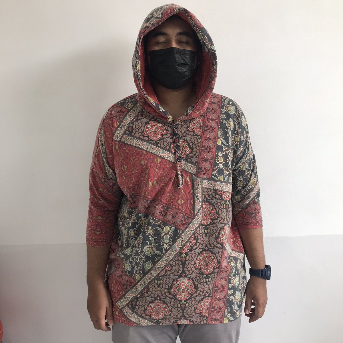 Other RARE Bandana Design Hoodie Size US XL / EU 56 / 4 - 9 Thumbnail