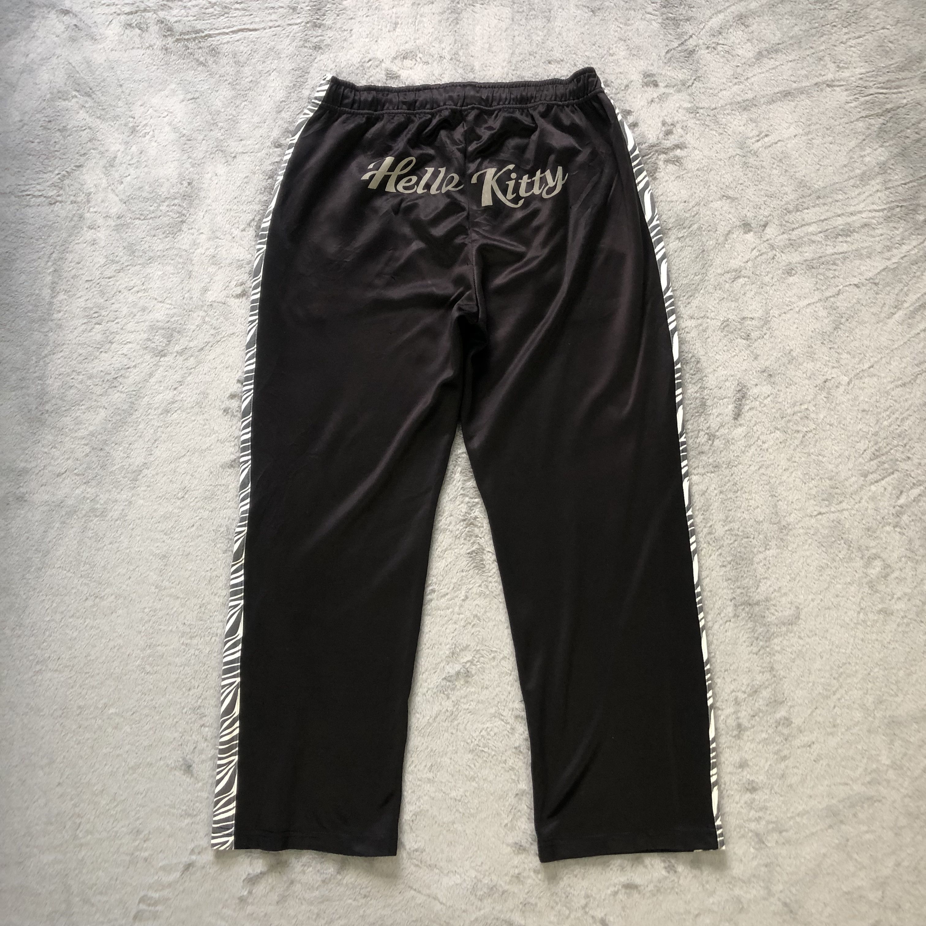 Japanese Brand HELLO KITTY ZEBRA STRIPES TRACK PANTS #6668-79 Size US 34 / EU 50 - 8 Thumbnail
