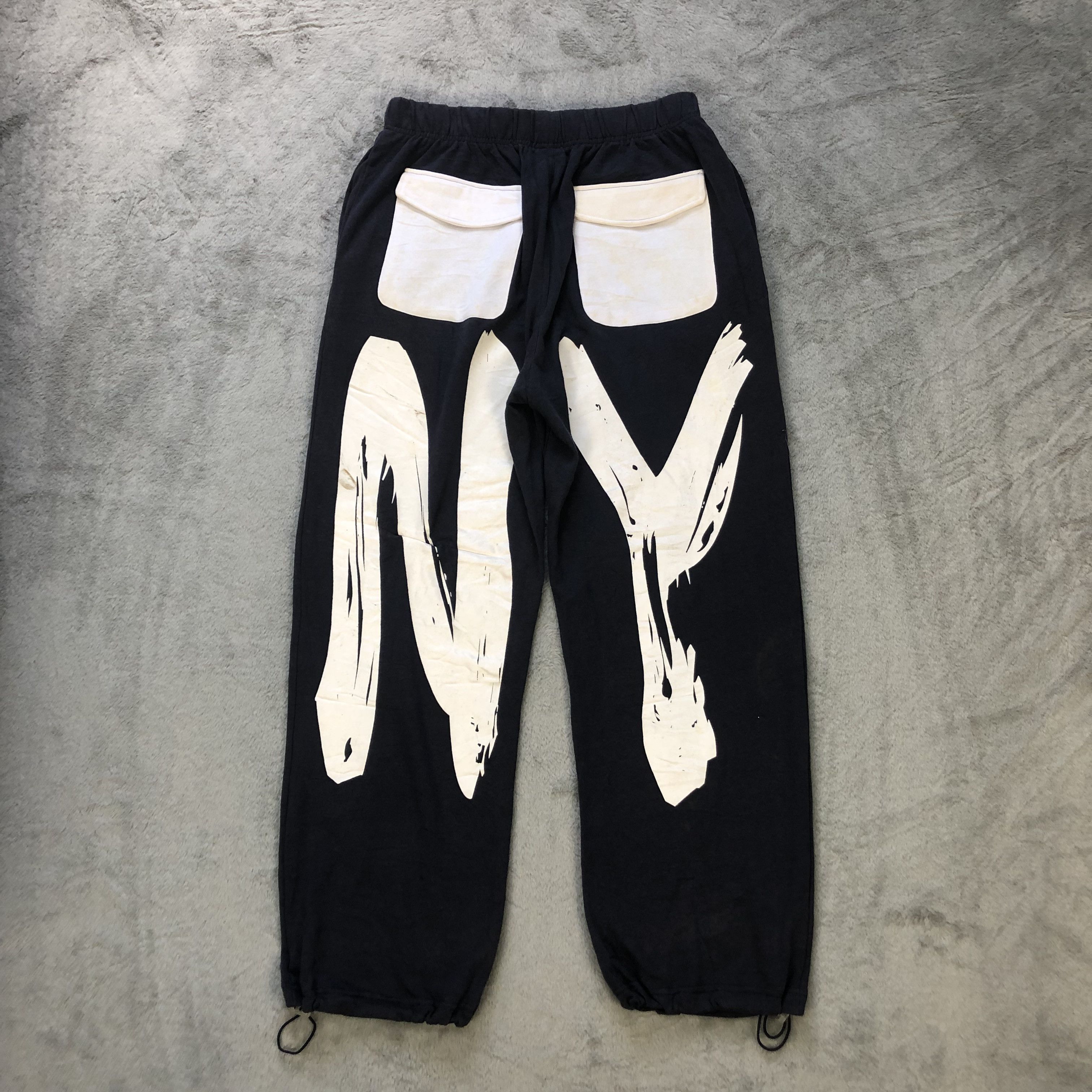 Japanese Brand SICK SPOOKY RUNNIN THE NY STREET SWEATPANTS #6671-79 Size US 35 - 1 Thumbnail