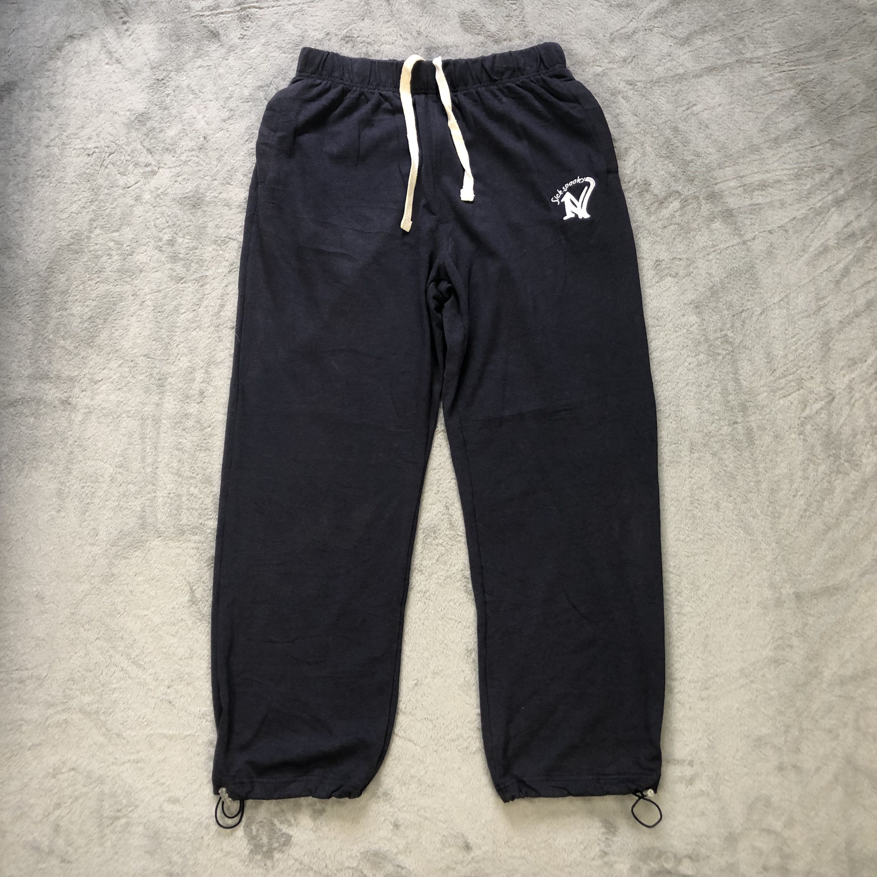 Japanese Brand SICK SPOOKY RUNNIN THE NY STREET SWEATPANTS #6671-79 Size US 35 - 6 Thumbnail