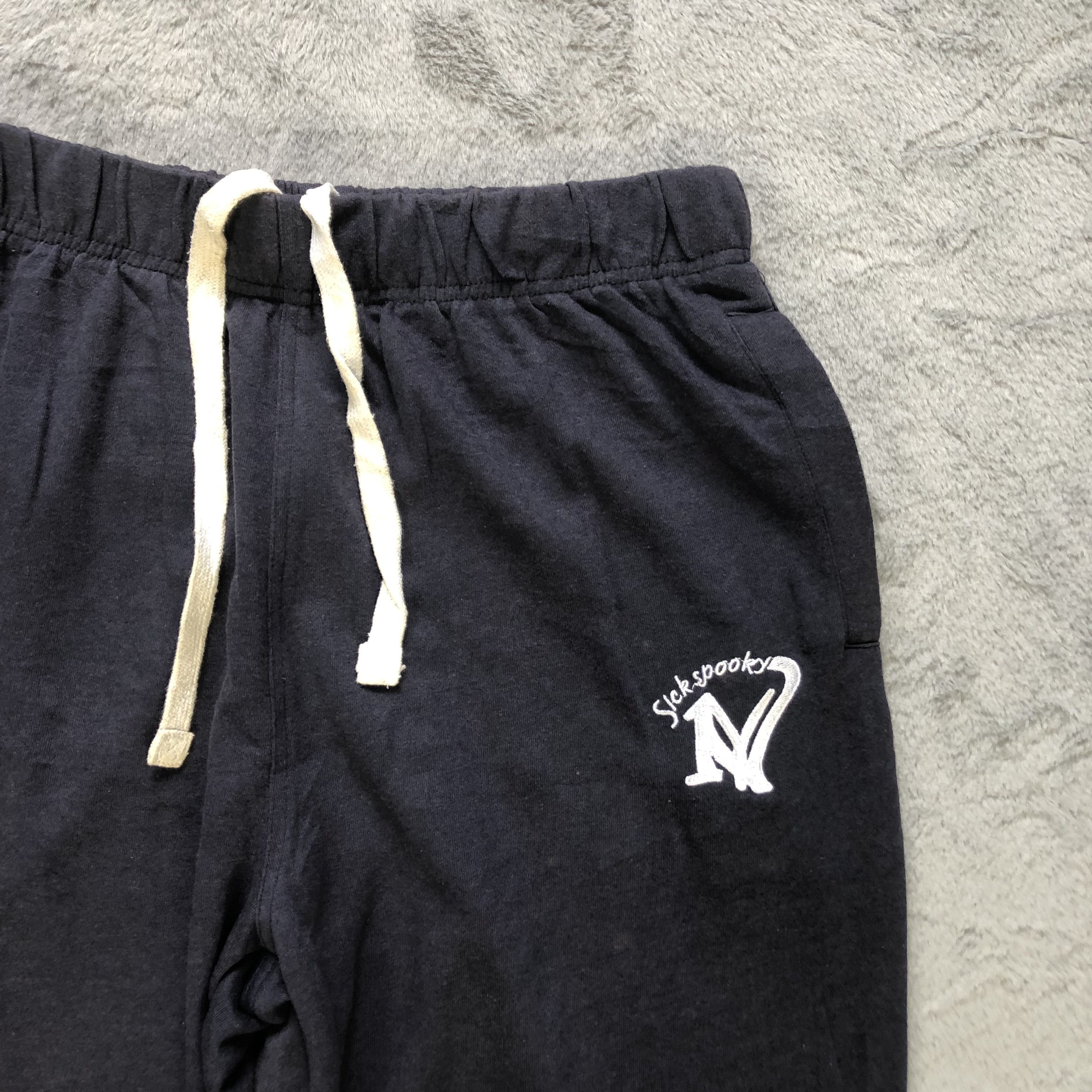 Japanese Brand SICK SPOOKY RUNNIN THE NY STREET SWEATPANTS #6671-79 Size US 35 - 9 Thumbnail