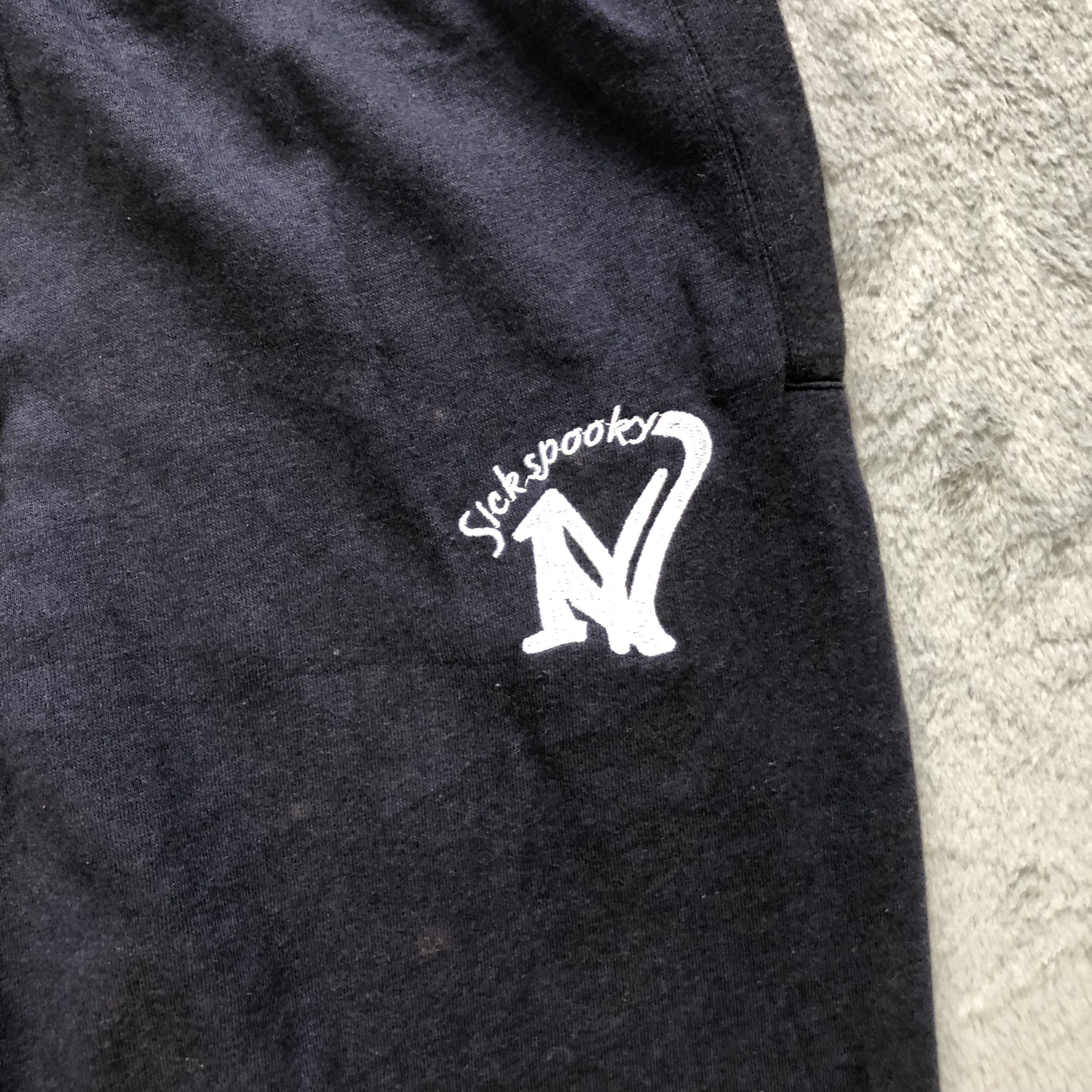 Japanese Brand SICK SPOOKY RUNNIN THE NY STREET SWEATPANTS #6671-79 Size US 35 - 10 Thumbnail