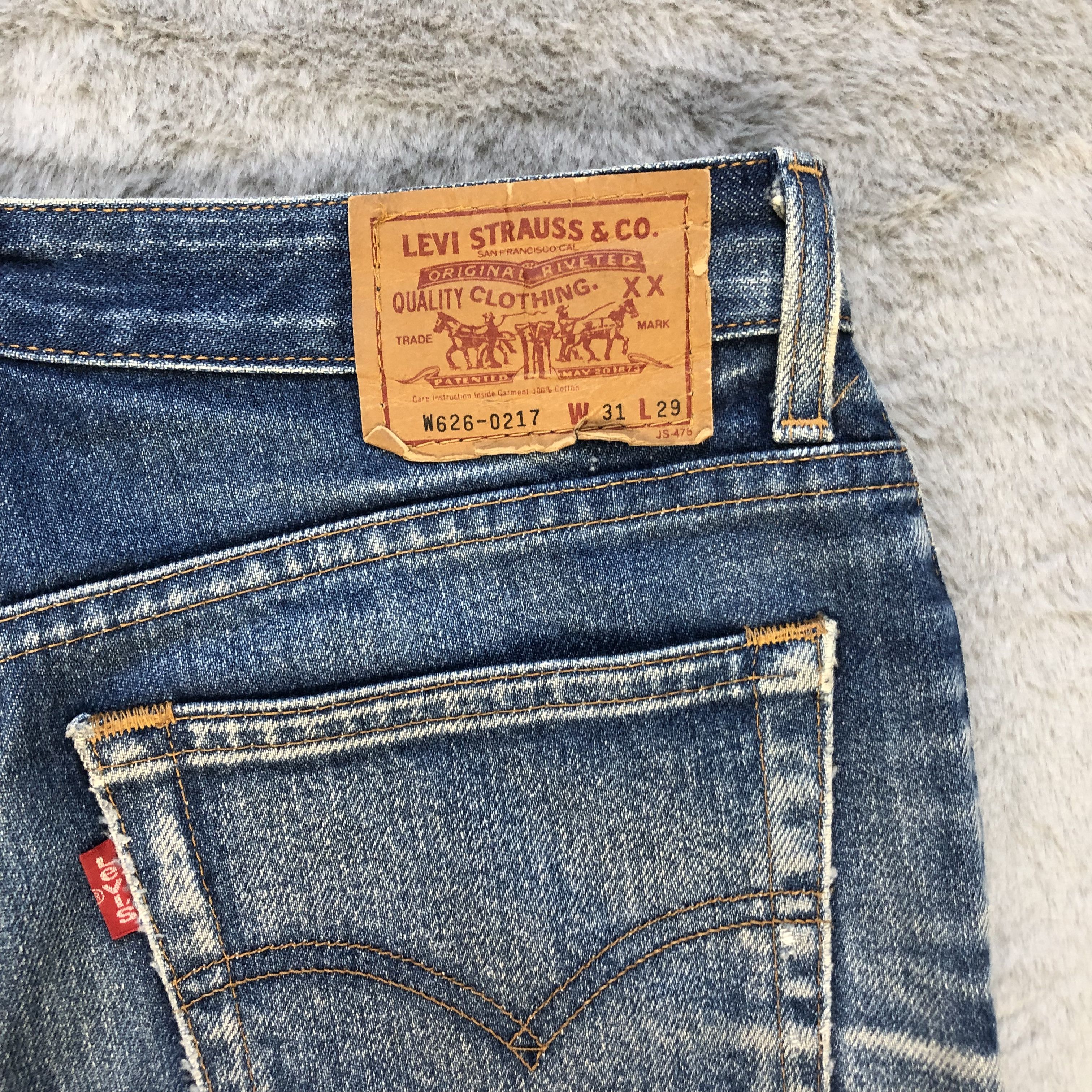 Levi's TRASHED DISTRESS LEVIS WASHED DENIM PANTS #6674-79 Size US 28 / EU 44 - 17 Thumbnail