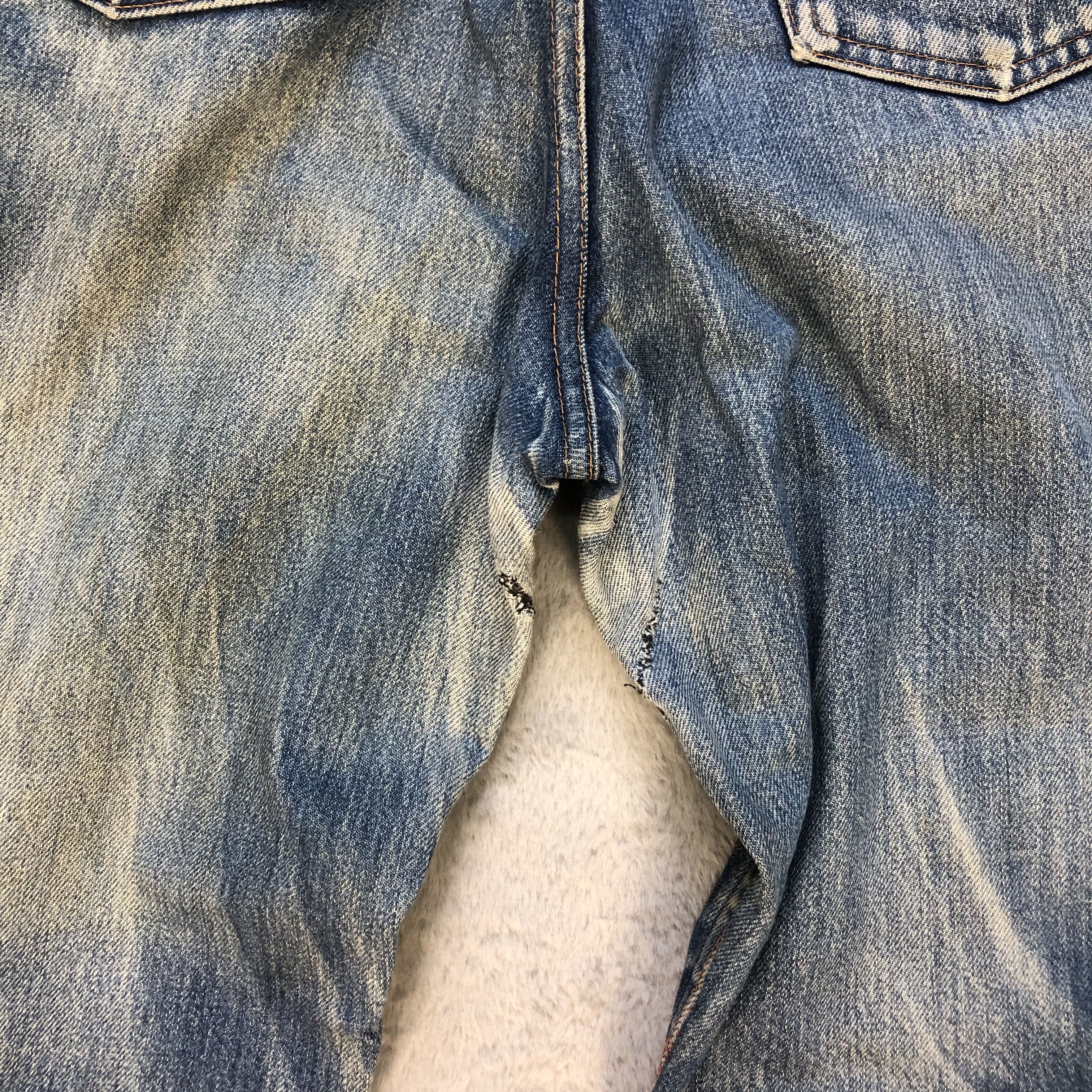 Levi's TRASHED DISTRESS LEVIS WASHED DENIM PANTS #6674-79 Size US 28 / EU 44 - 19 Thumbnail