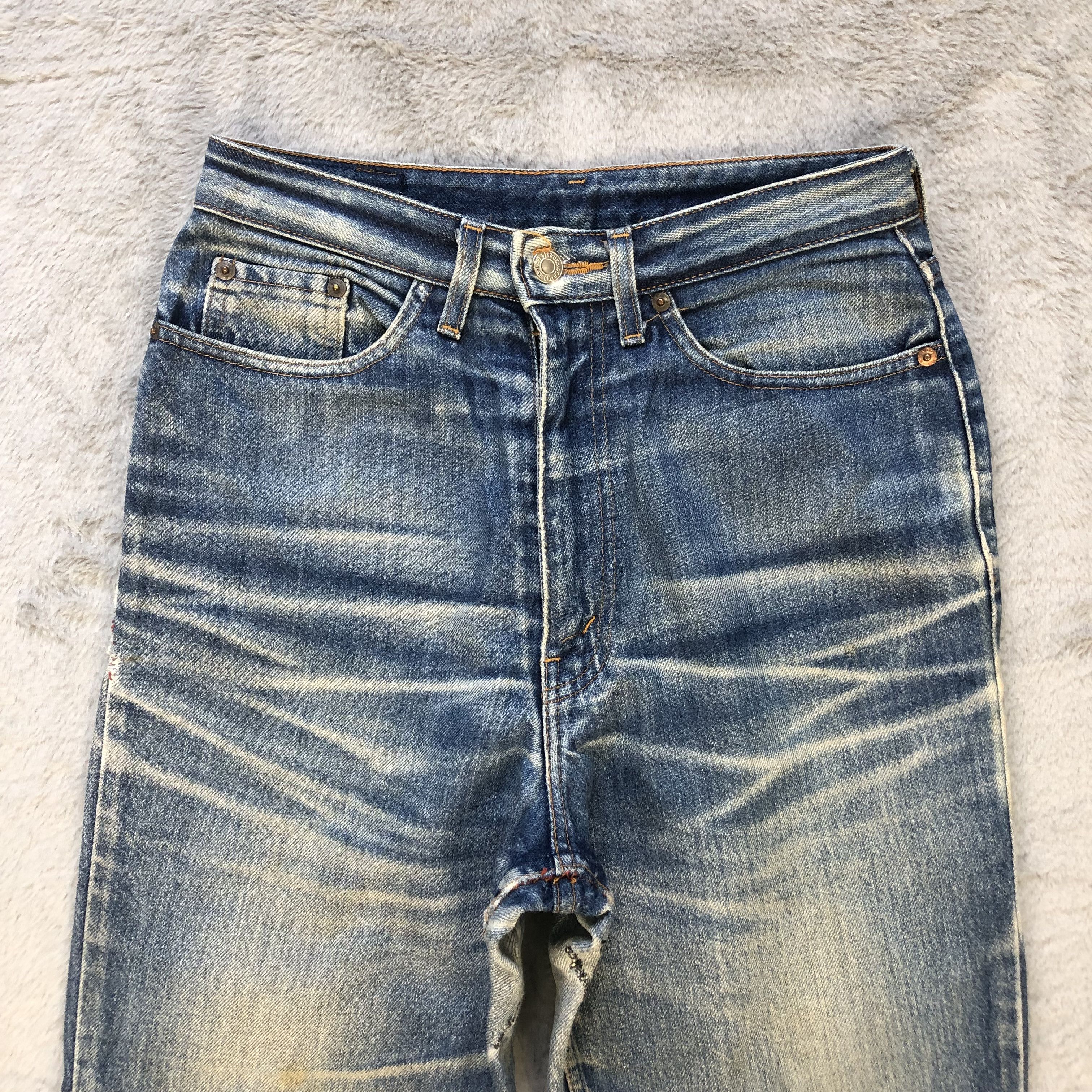 Levi's TRASHED DISTRESS LEVIS WASHED DENIM PANTS #6674-79 Size US 28 / EU 44 - 2 Thumbnail