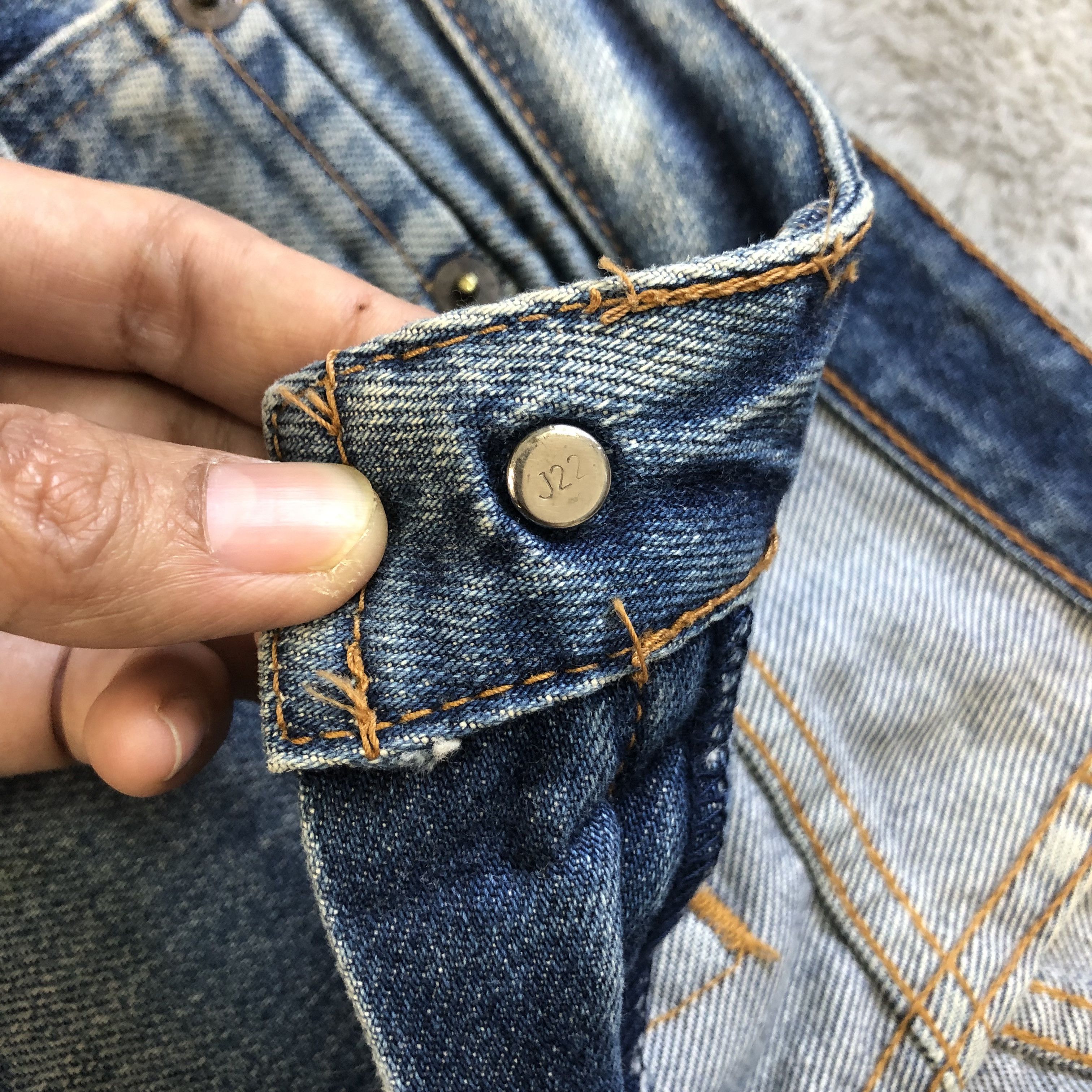 Levi's TRASHED DISTRESS LEVIS WASHED DENIM PANTS #6674-79 Size US 28 / EU 44 - 5 Thumbnail