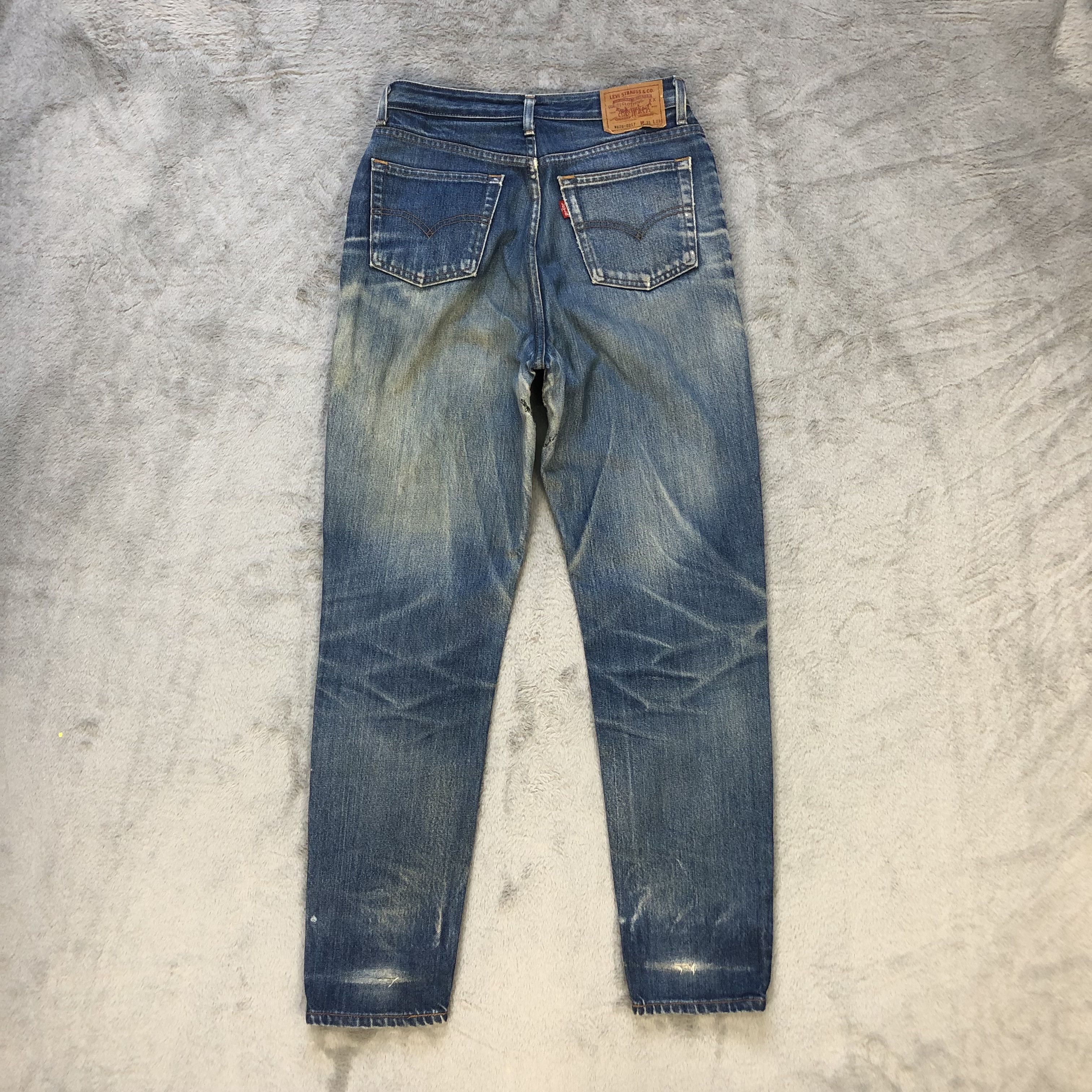 Levi's TRASHED DISTRESS LEVIS WASHED DENIM PANTS #6674-79 Size US 28 / EU 44 - 15 Thumbnail