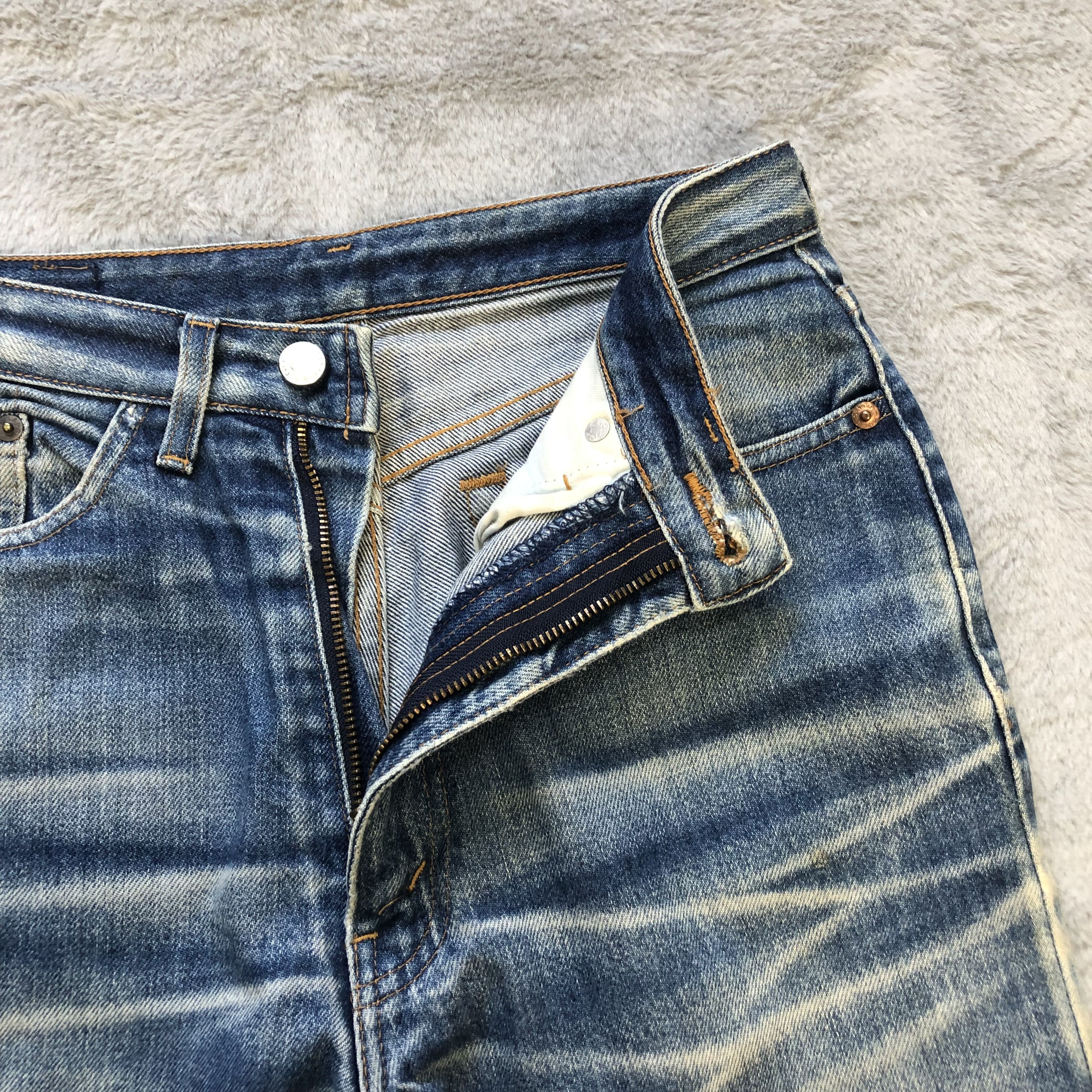 Levi's TRASHED DISTRESS LEVIS WASHED DENIM PANTS #6674-79 Size US 28 / EU 44 - 6 Thumbnail