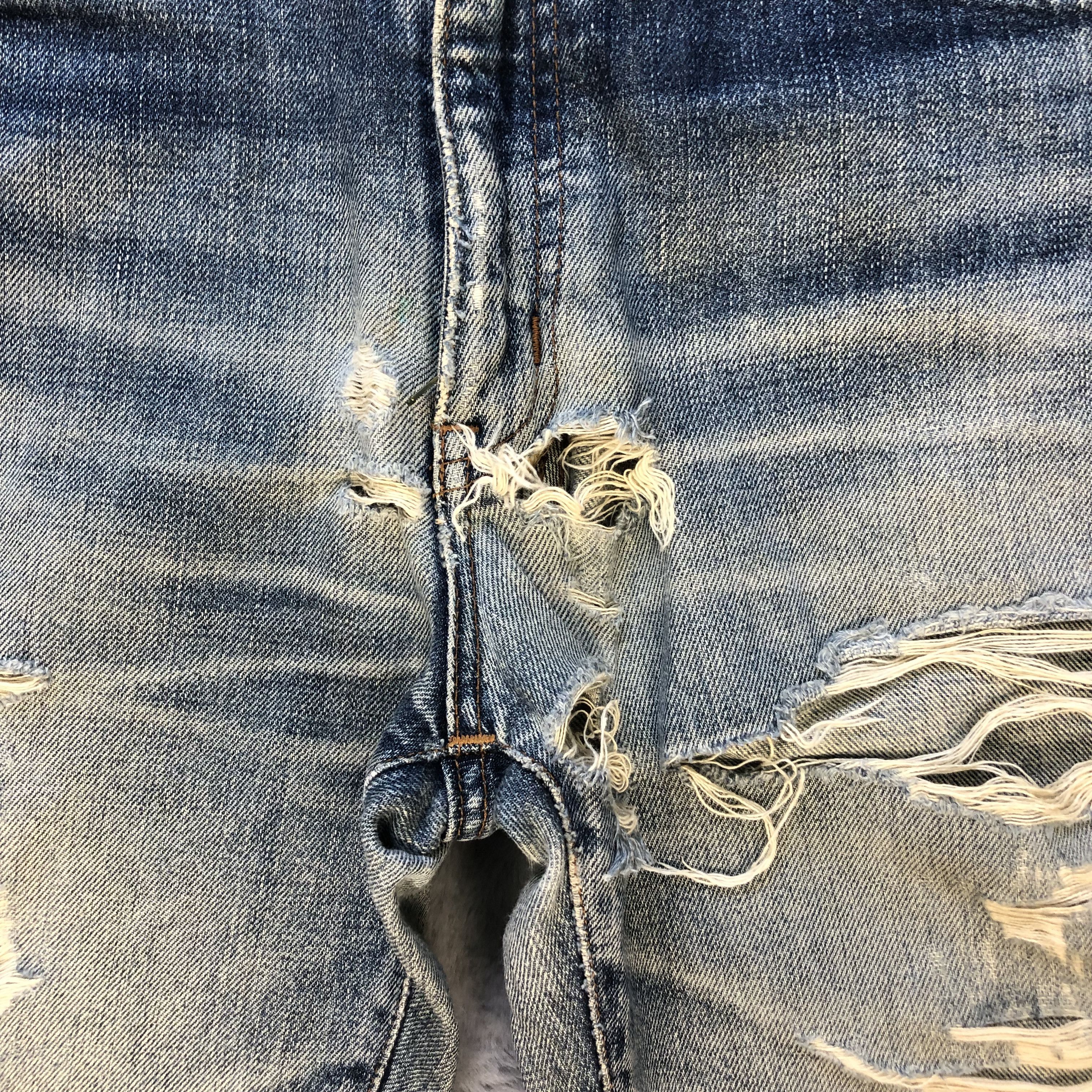 Edwin TRASHED🔥 EDWIN DENIM PANT #6676-79 Size US 31 - 6 Thumbnail