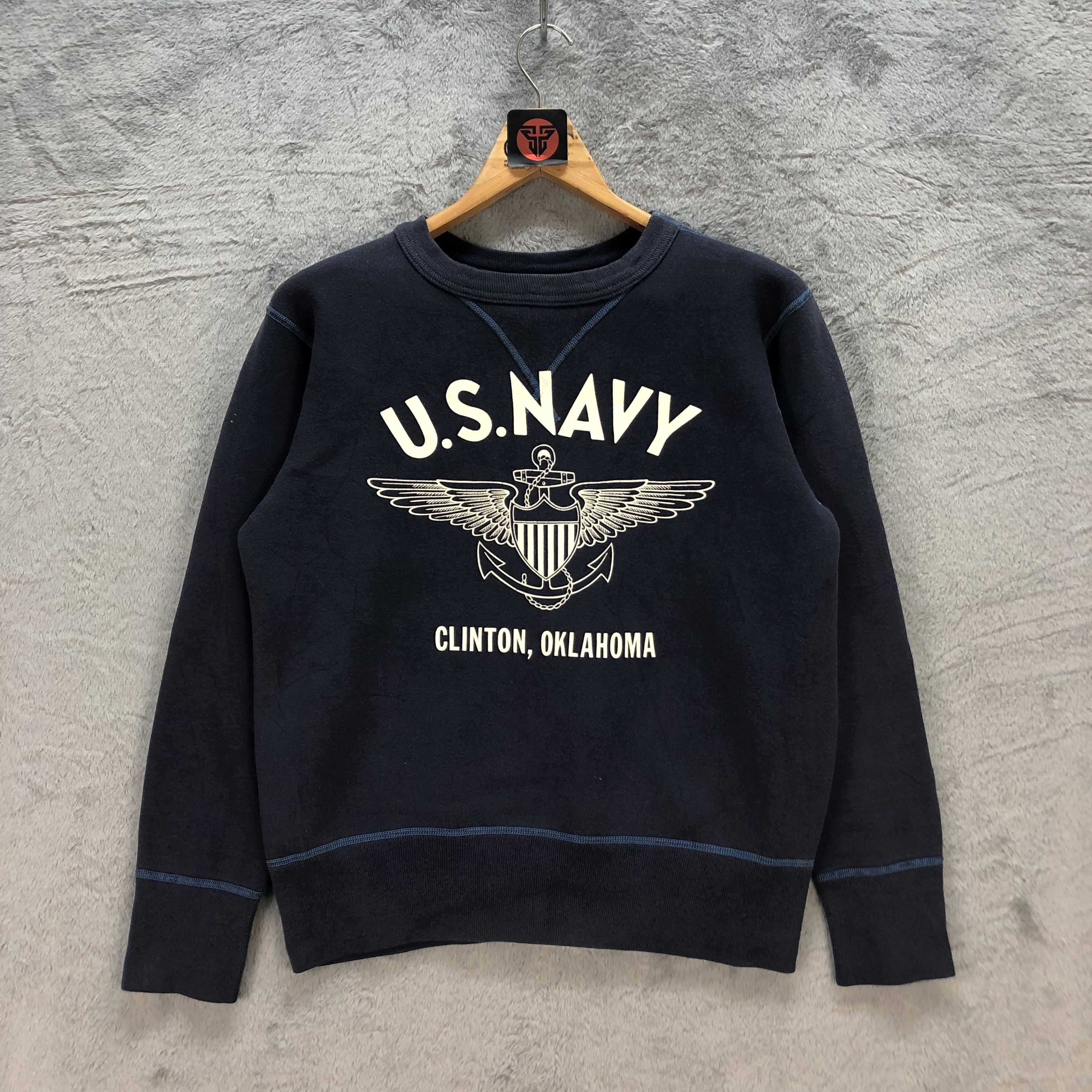 Buzz Rickson's BUZZ RICKSONS US NAVY CLINTON OKLAHOMA SWEATSHIRTS #6694-80 Size US S / EU 44-46 / 1 - 1 Thumbnail