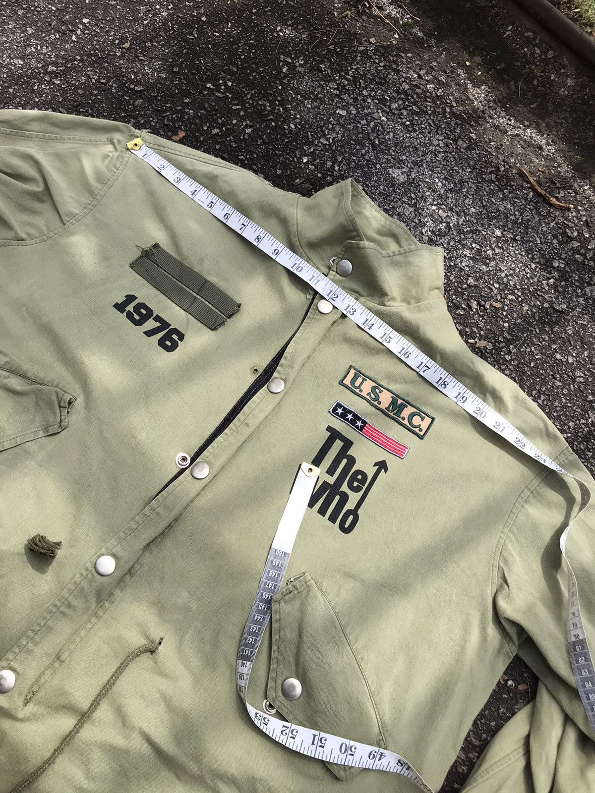 Band Tees The Who Band Over Size Military Parka Jacket by WonderWoman Size XXL / US 16-18 / IT 52-54 - 15 Thumbnail