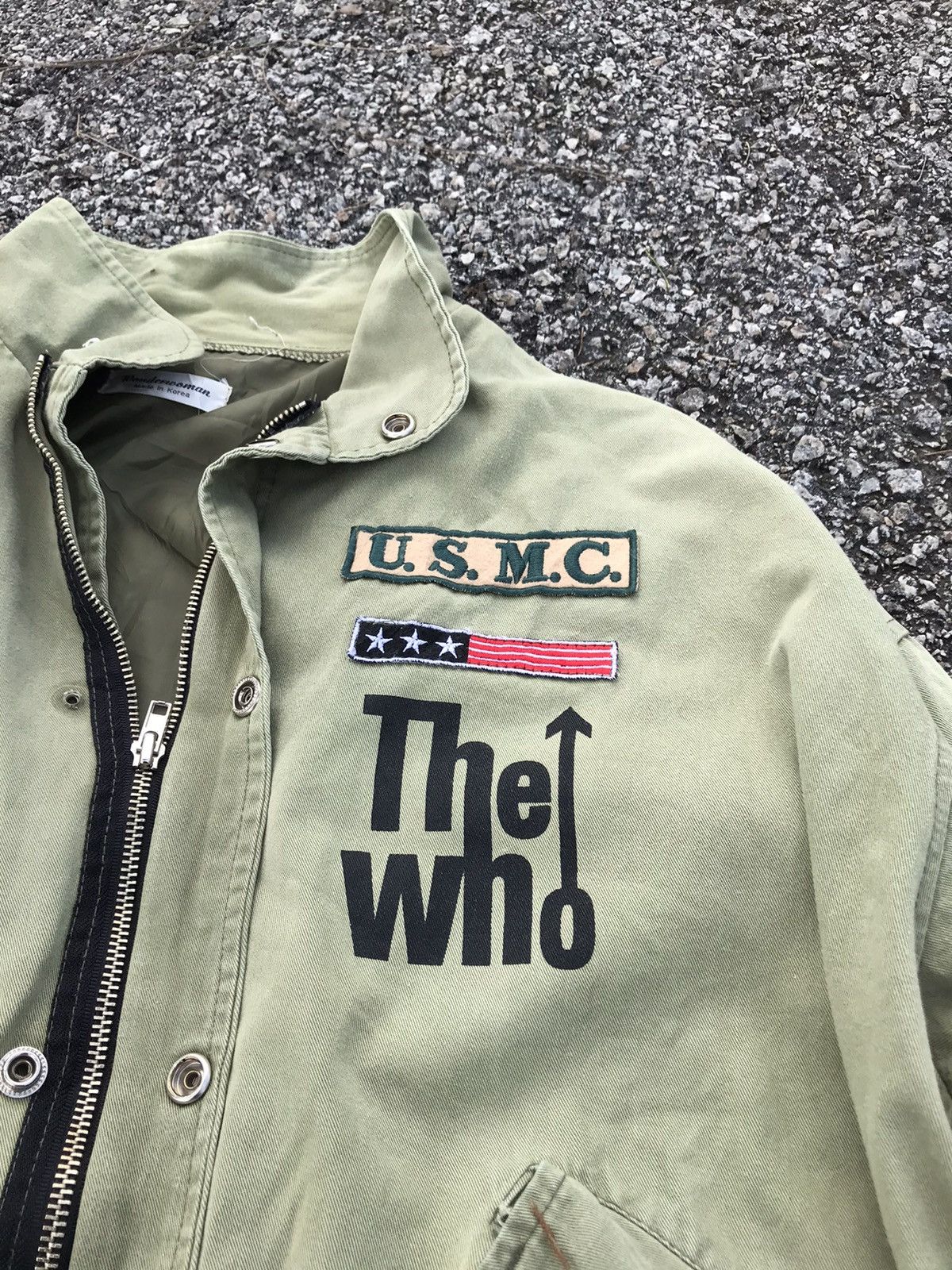 Band Tees The Who Band Over Size Military Parka Jacket by WonderWoman Size XXL / US 16-18 / IT 52-54 - 12 Thumbnail