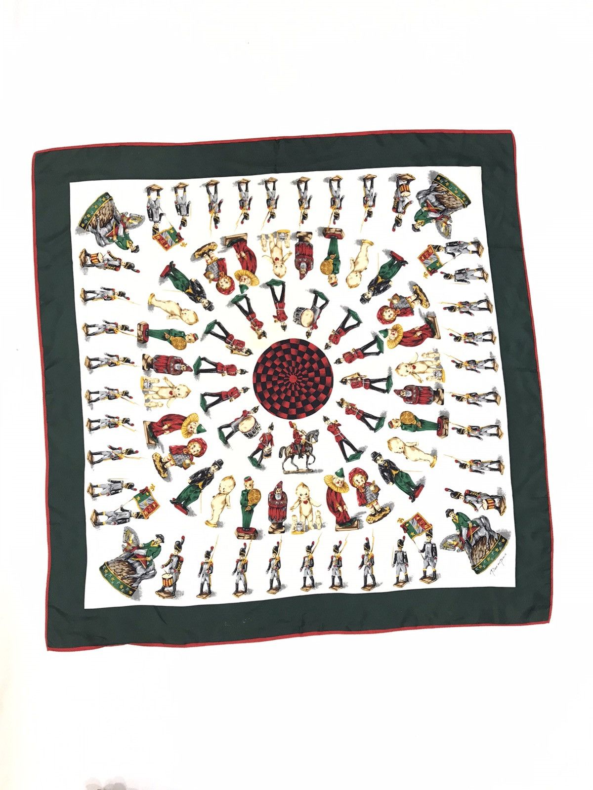 VINTAGE PAS A PAS SILK SCARF KEWPIE AND OTHER TALLS
