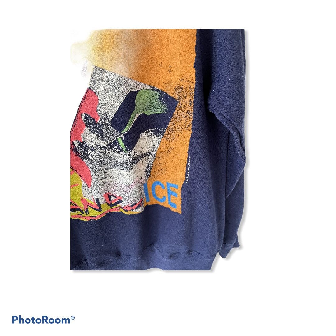 Vintage VINTAGE FIRE AND ICE BLUE SWEATSHIRT USA Size US L / EU 52-54 / 3 - 5 Thumbnail