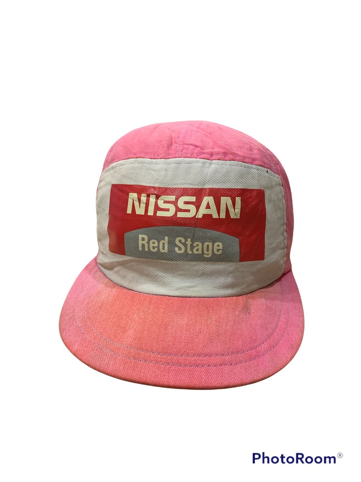 Japanese Brand × Vintage VINTAGE 1999 NISSAN RED STAGE SOFT BRIM CAP HAT Size ONE SIZE - 1 Thumbnail