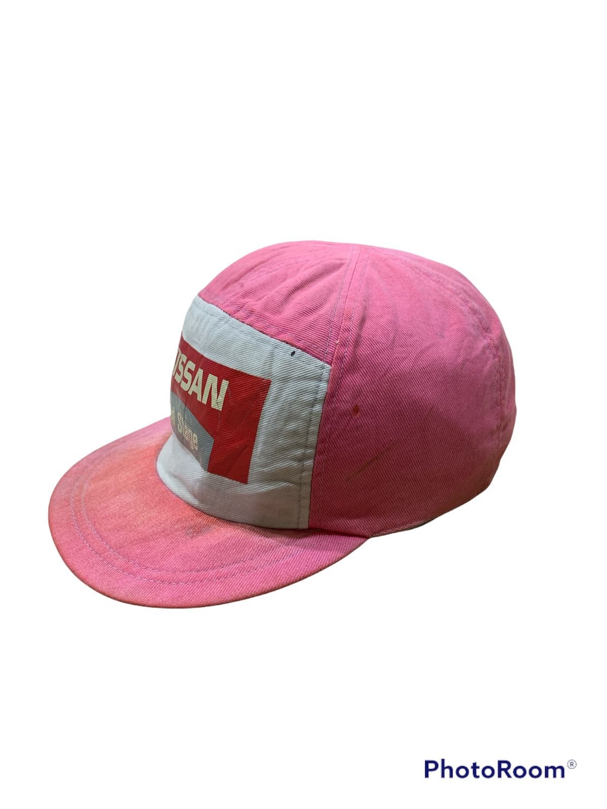 Japanese Brand × Vintage VINTAGE 1999 NISSAN RED STAGE SOFT BRIM CAP HAT Size ONE SIZE - 2 Thumbnail