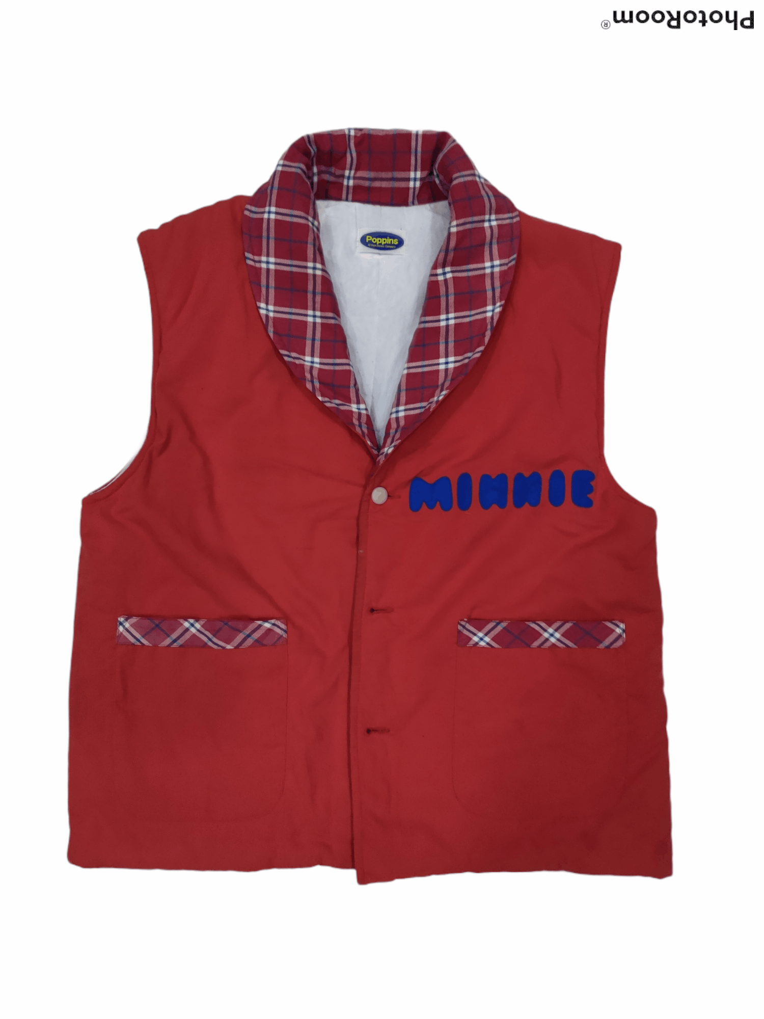 Disney × Vintage POPPINS MINNIE PATCHWORKS PUFFER VEST Size 40R - 2 Thumbnail