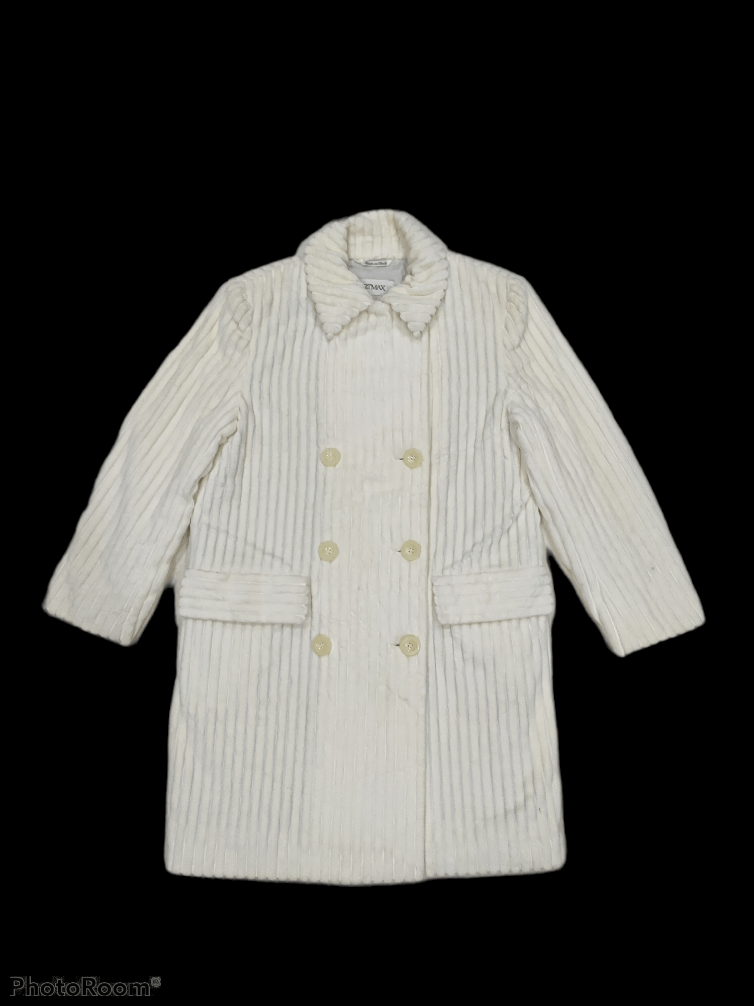 Max Mara DOUBLE BREASTED SPORTMAX FLUFFY WHITE COAT Size US S / EU 44-46 / 1 - 1 Thumbnail